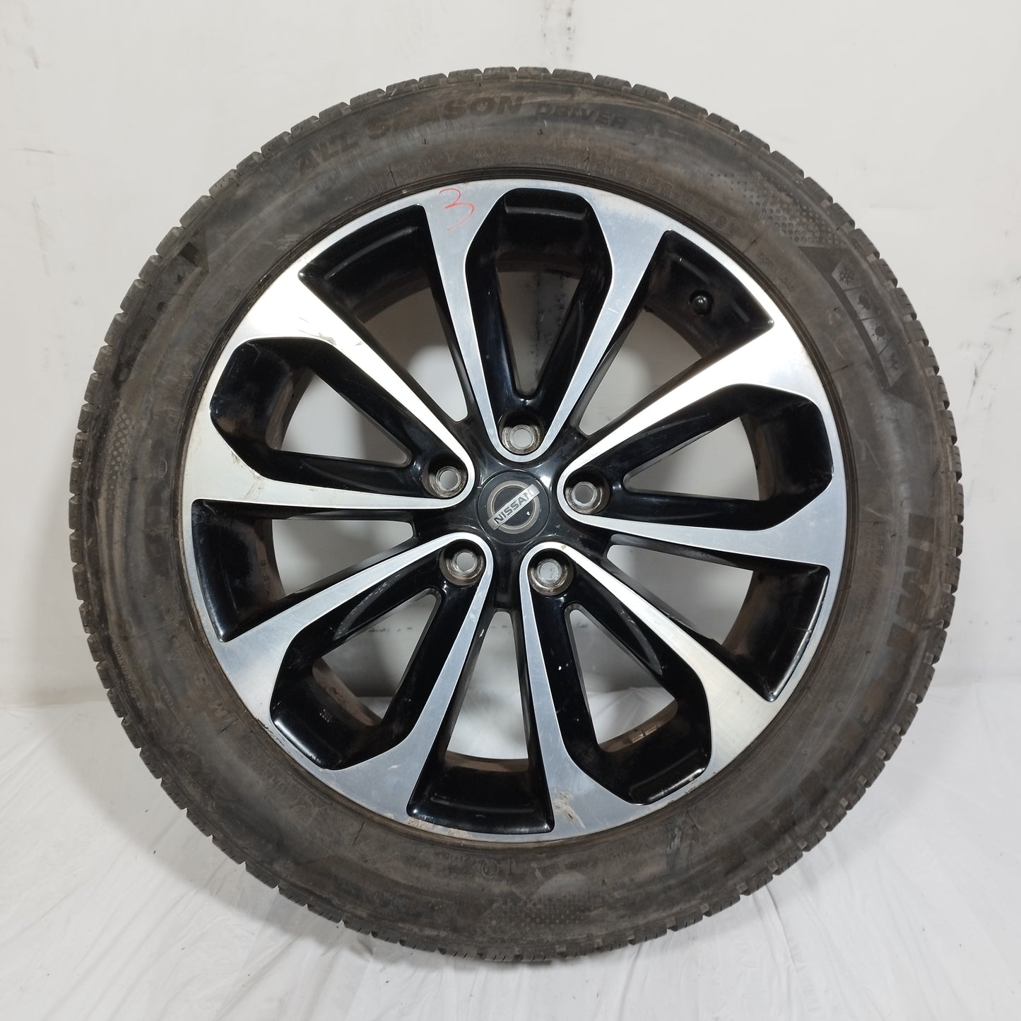 Cerchi in lega con gomme Nissan Qashqai 2012 ecoAC15024