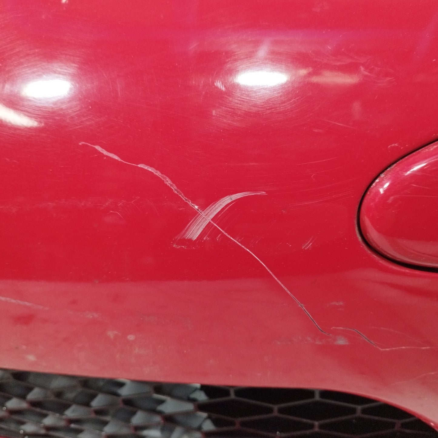 Paraurti anteriore rosso Toyota Aygo 2008 ecoAC10337