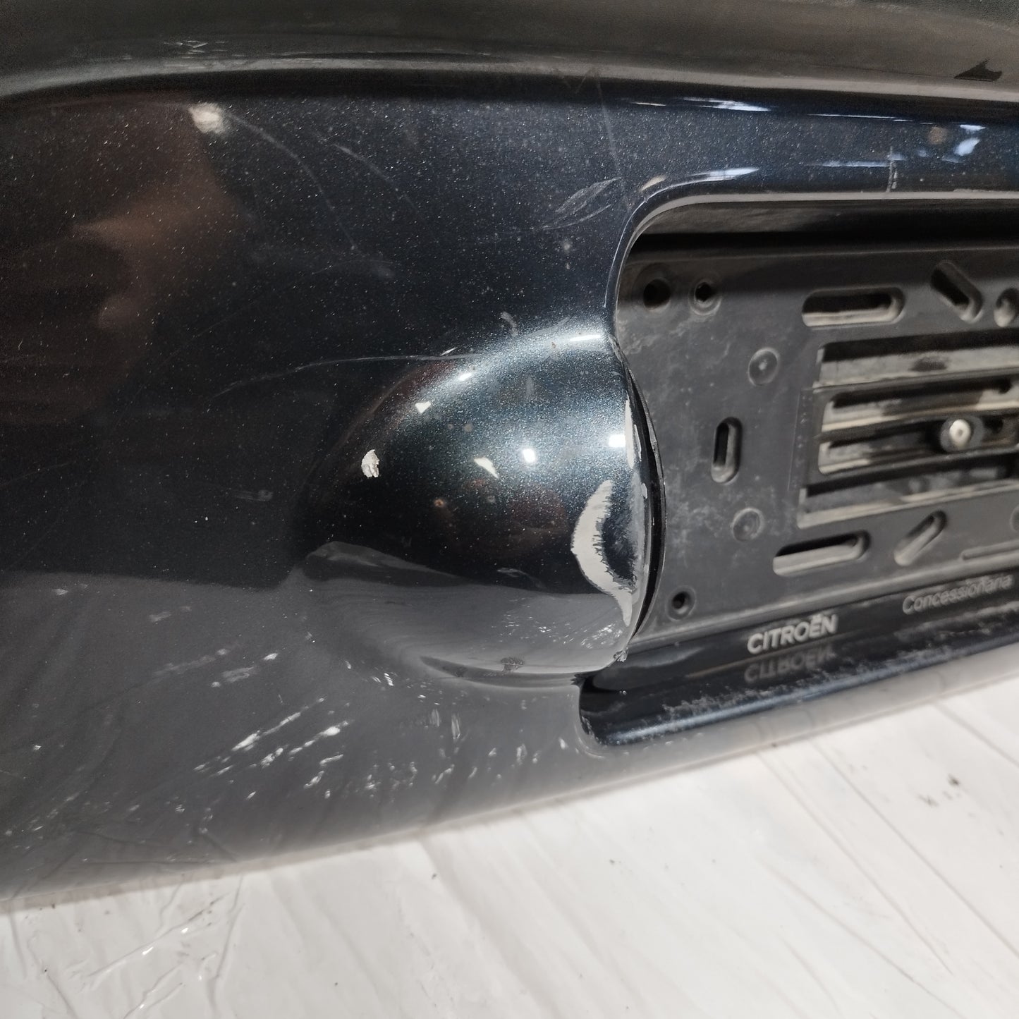 Paraurti posteriore grigio scuro Citroen C1 2005 ecoAC12816