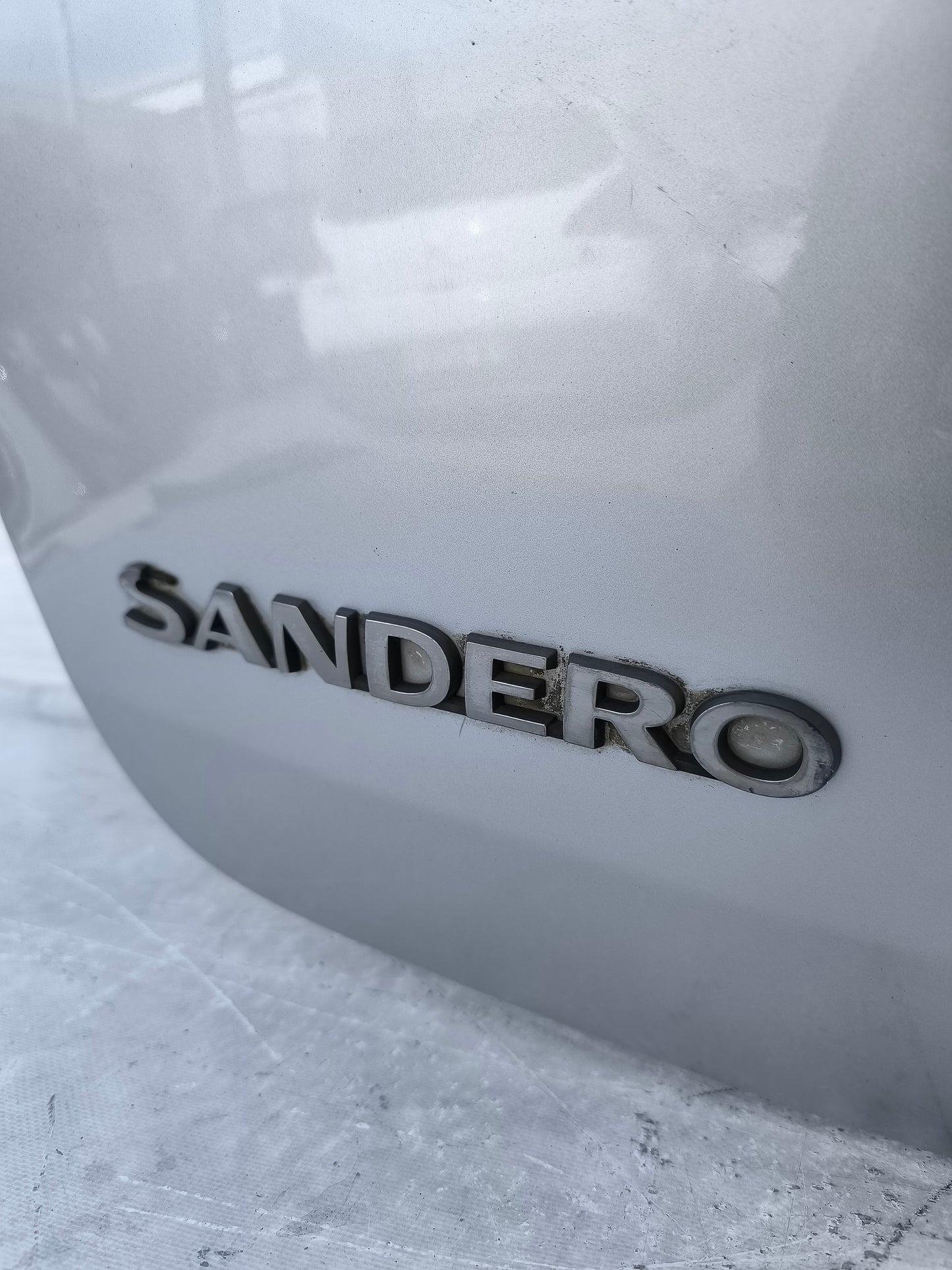 Portellone grigio argento Dacia Sandero I anno 2008-2012 ecoAG8022