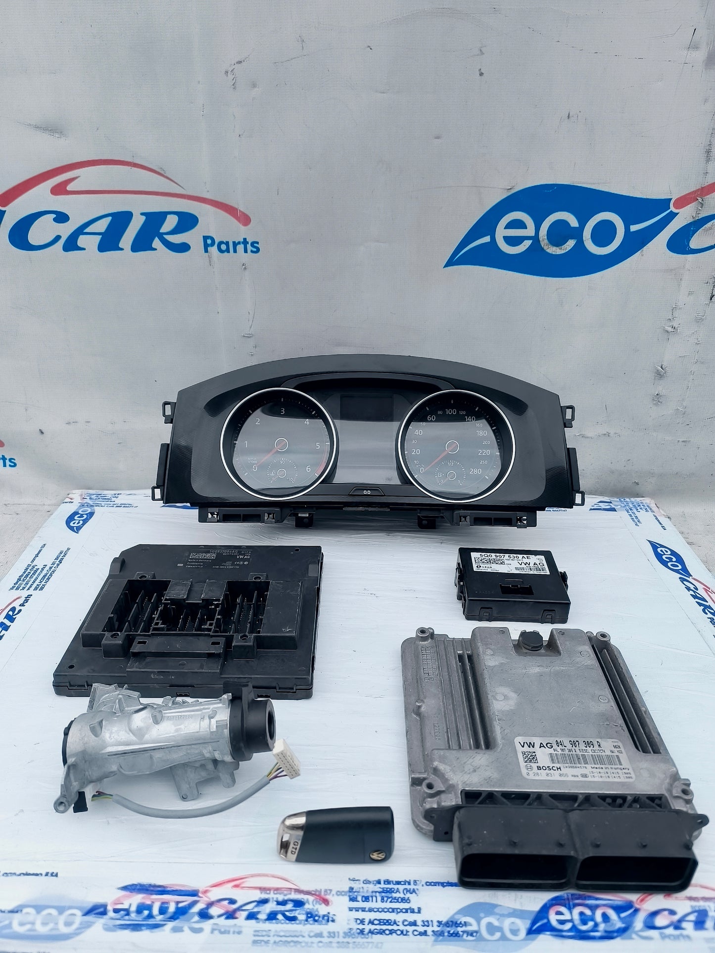 Zündkit für Volkswagen Golf 7 2.0 TDI, Teilenummer 0281031066 ecoAG6198