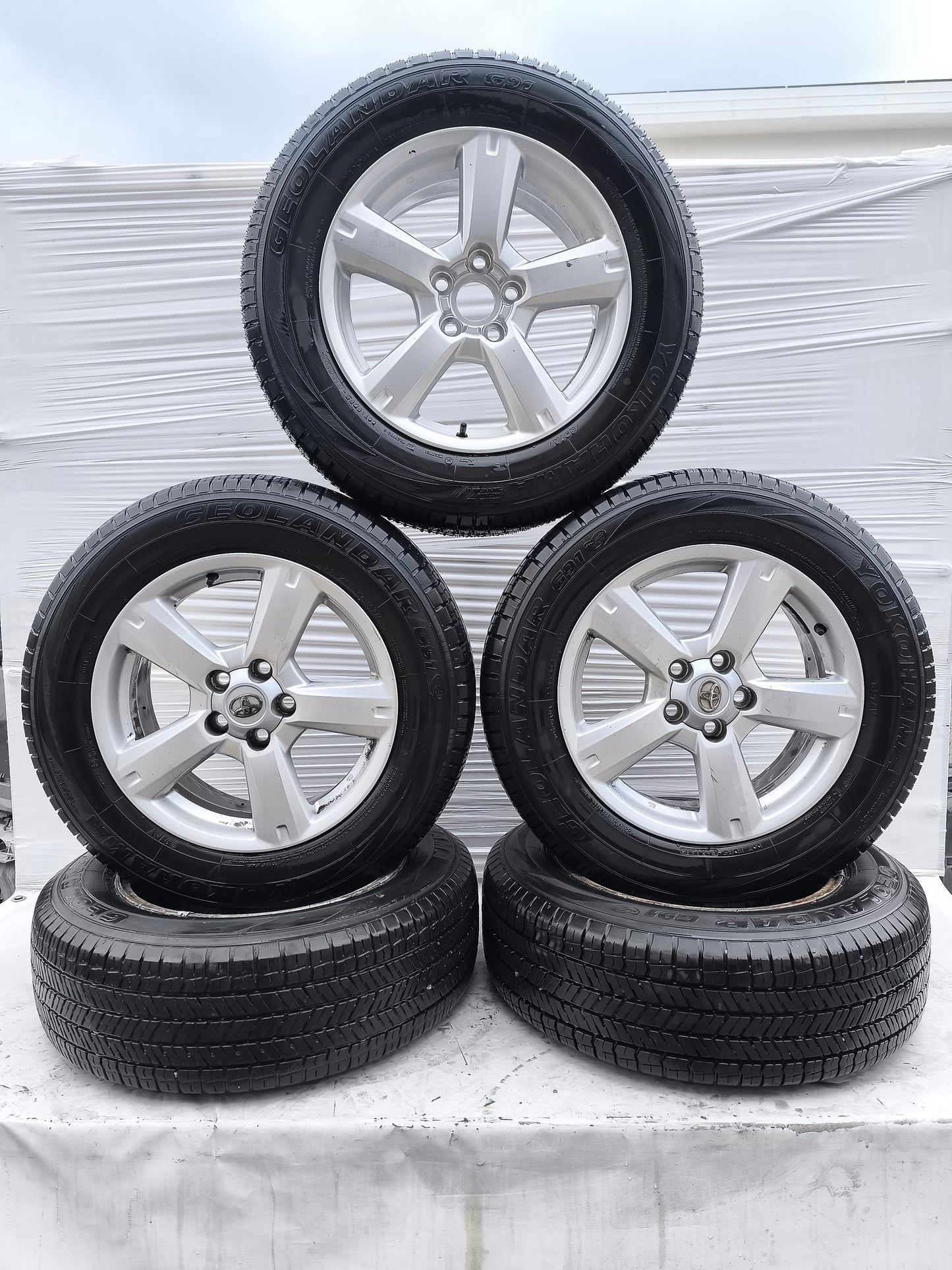 Cerchi e gomme + scorta Toyota RAV4 anno 2006 ecoAG7915