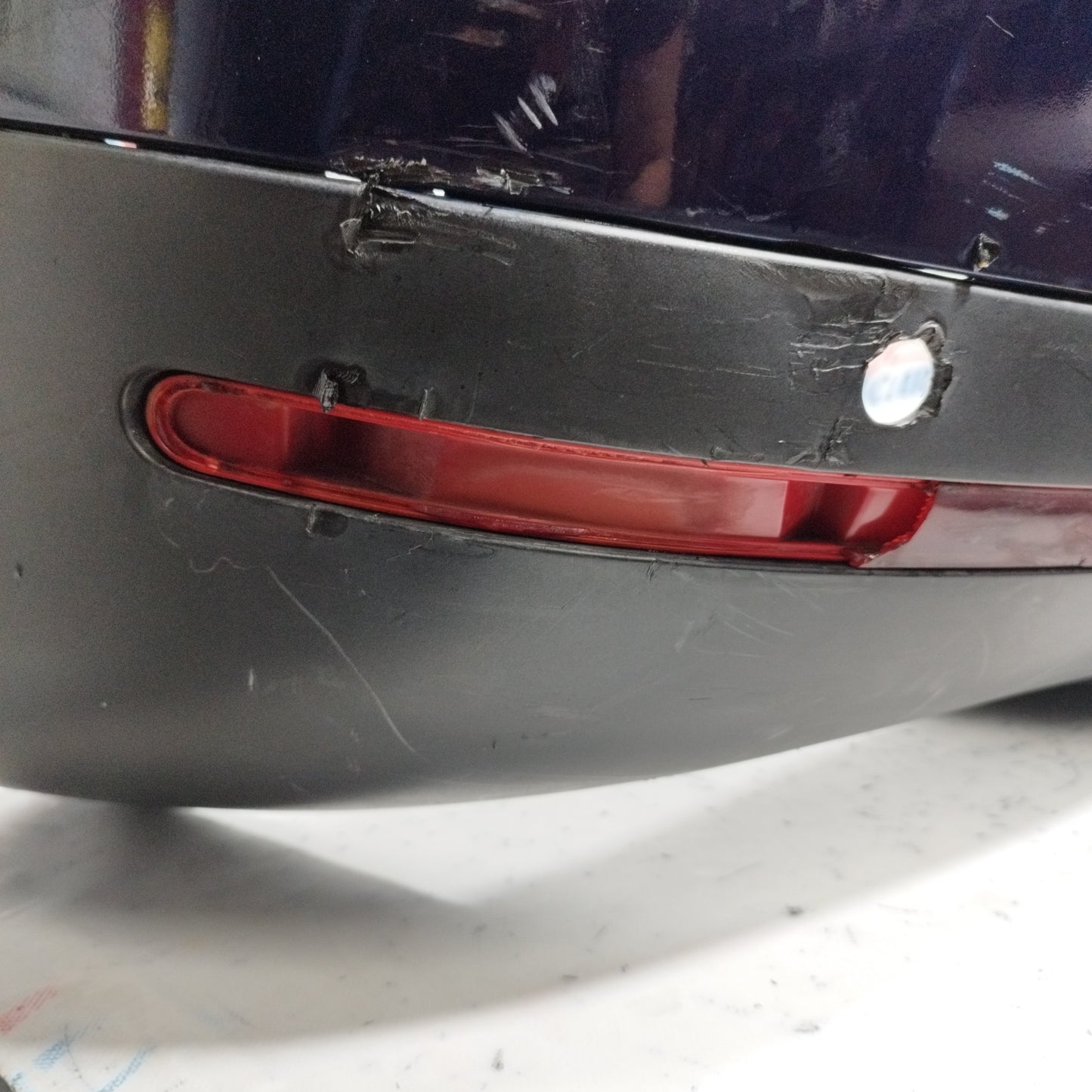 Dark Blue Rear Bumper Volkswagen Touareg 2005 ecoAC9733