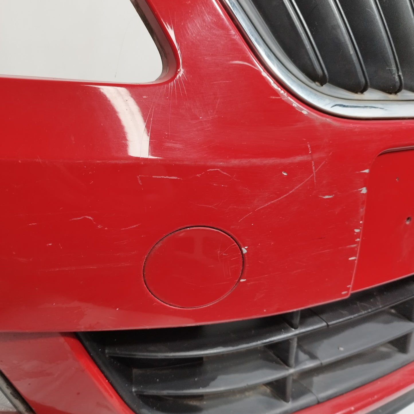 Paraurti anteriore rosso Skoda Fabia 2008 ecoAC15033