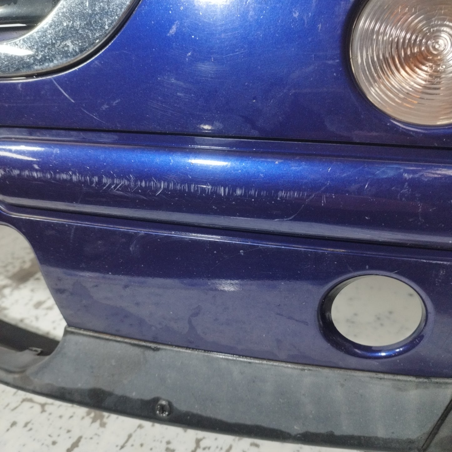 Dark Blue Front Bumper Mini Cooper R50 2004 ecoAC10978
