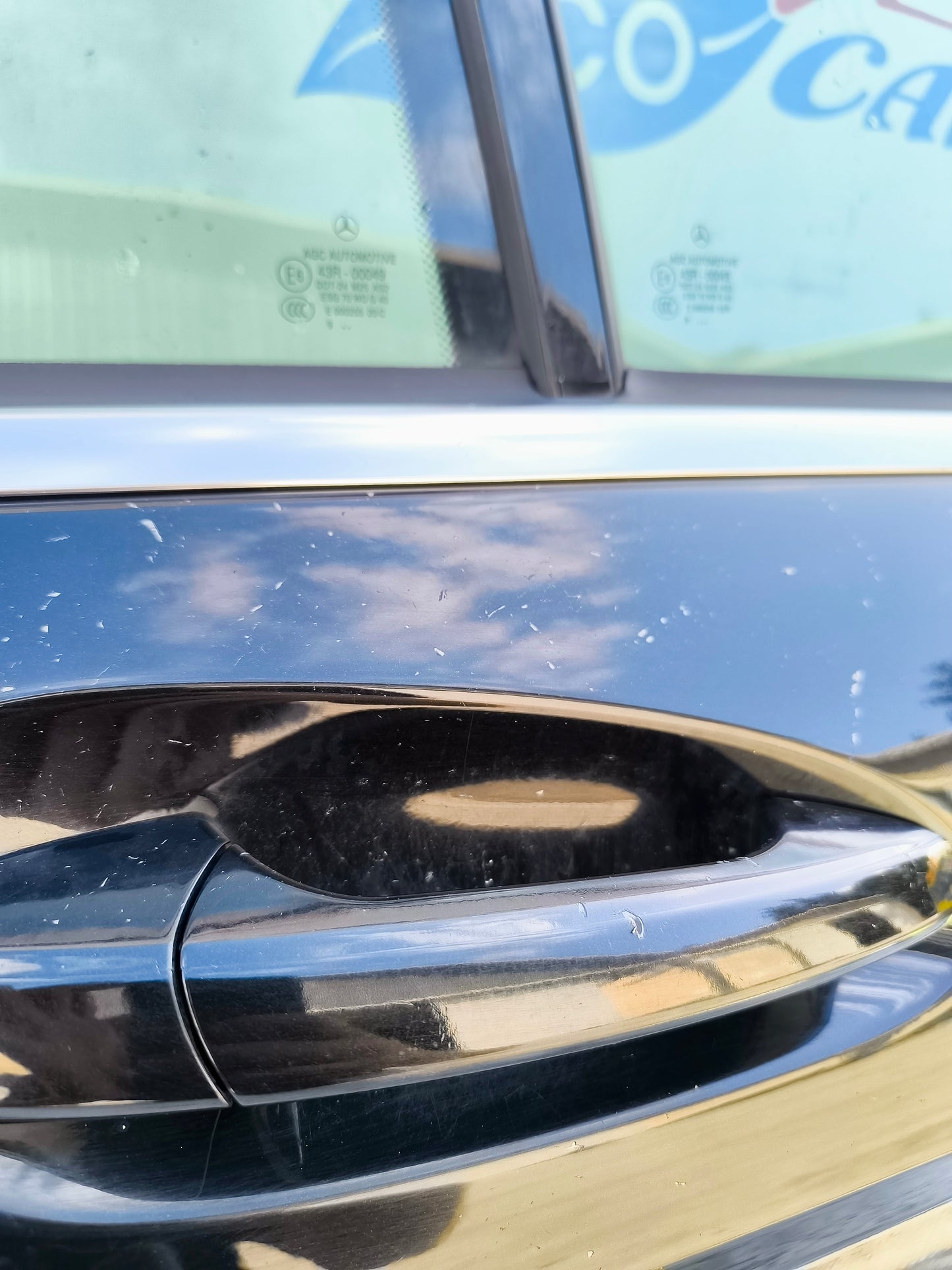 Rear right door black Mercedes C-Class w204 sw ecoAG5724