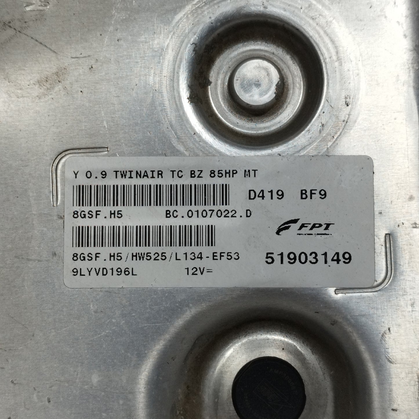 Kit accensione Lancia Ypsilon 0.9 B 2013 Cod: 51903149 ecoAC12494