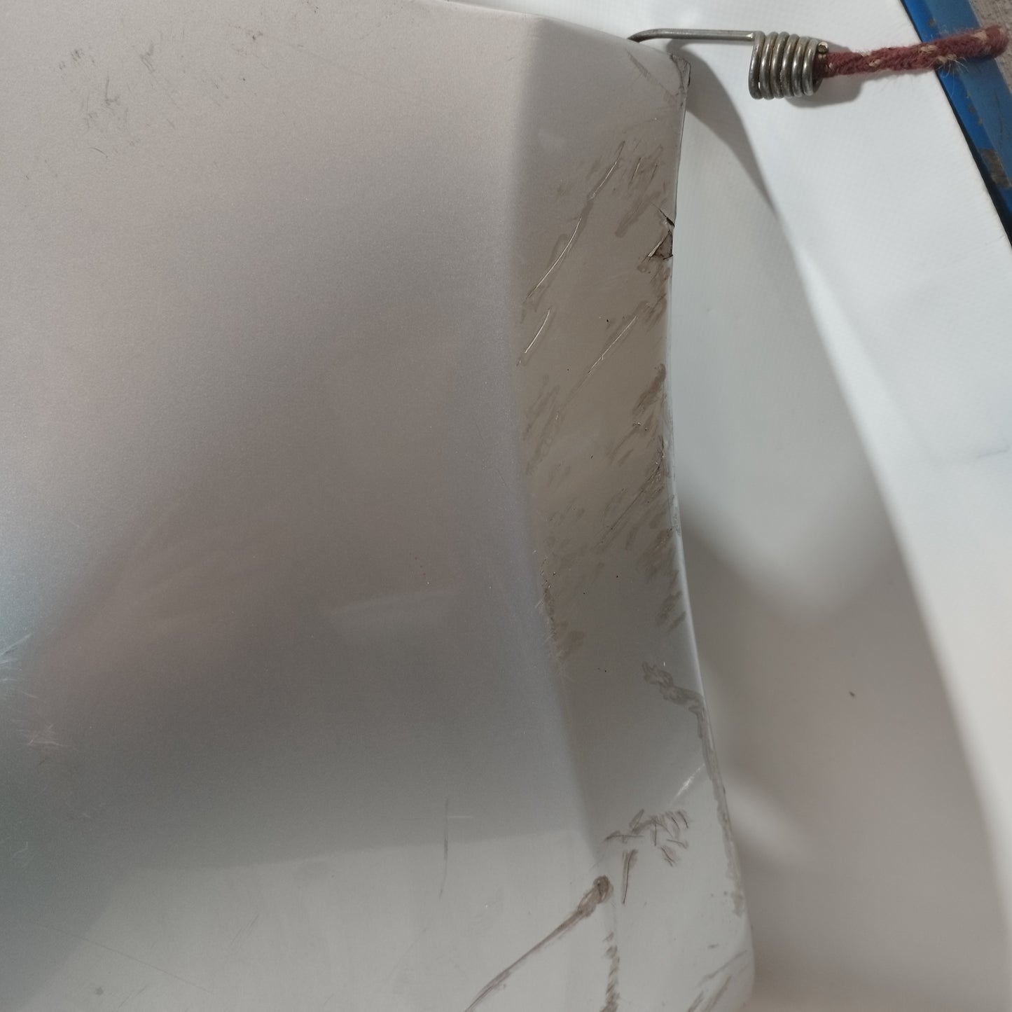 Renault Clio 2010 ecoAC12039 silbergraue Heckstoßstange