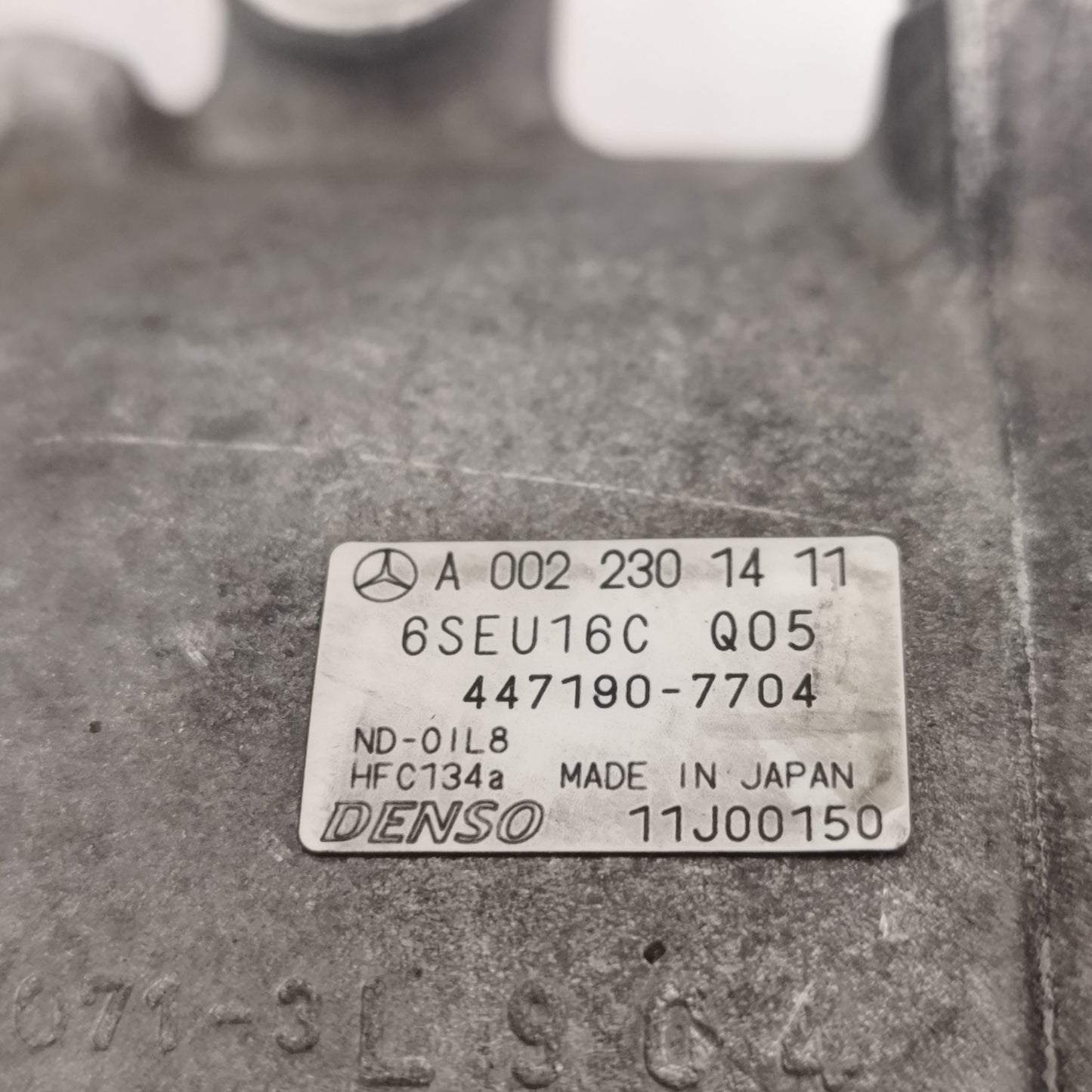 Compressore a / c Mercedes Classe B W245 2.0 D 2008 cod: A0022301411 / 447190-7704 ecoAC15500