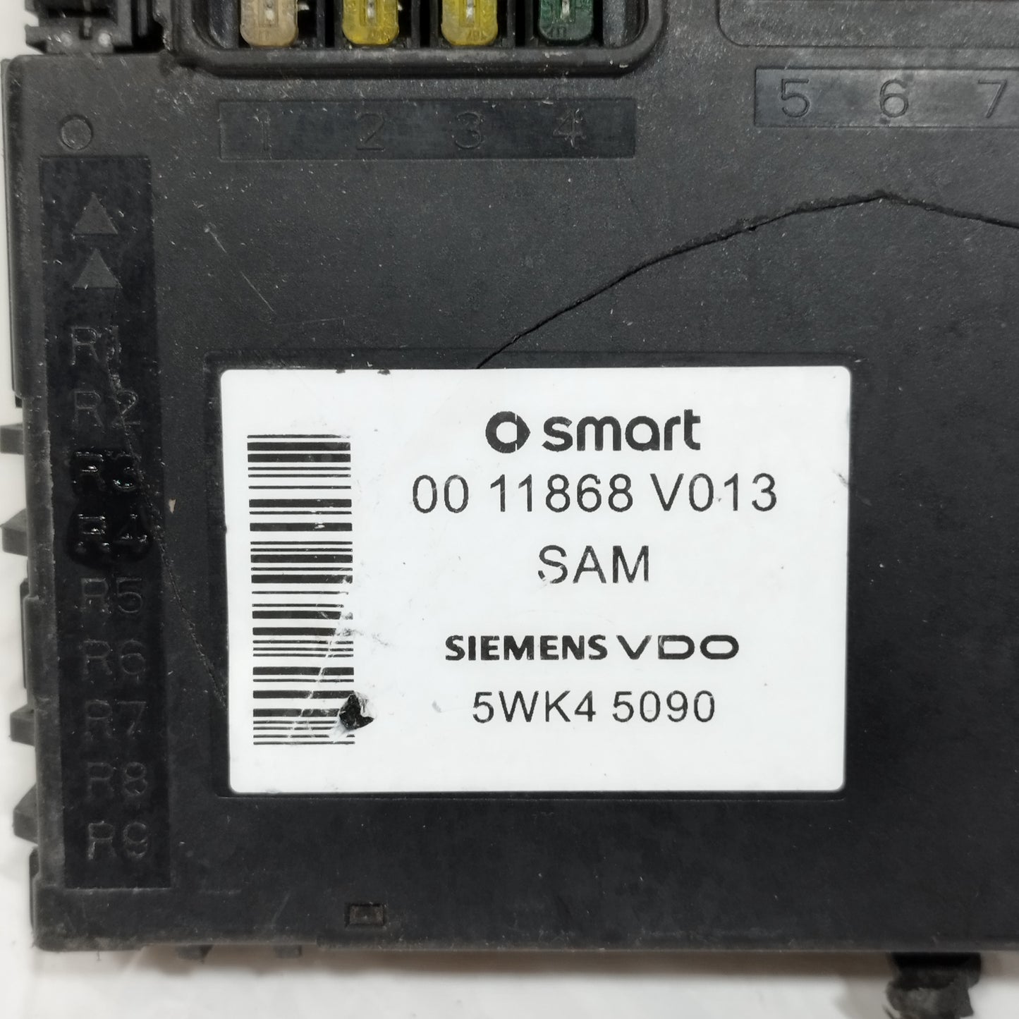 Bordcomputer/Steuergerät Sam Smart Fortwo 450 2004 Code 0011868v013 ecoAC2385