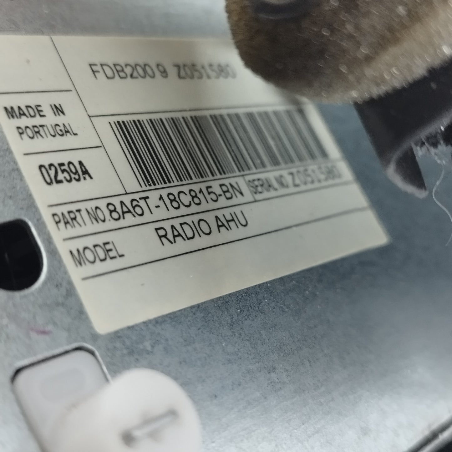 Autoradio Ford Fiesta 2010 cod: 8A6T-18C815-BN ecoAC15917