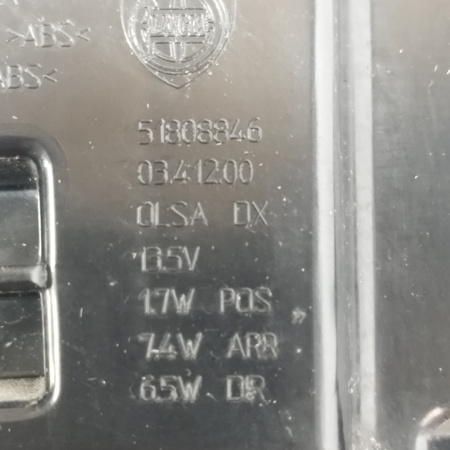 Fanale posteriore dx a led Lancia Delta 2012 Cod: 51808846 ecoAC13698