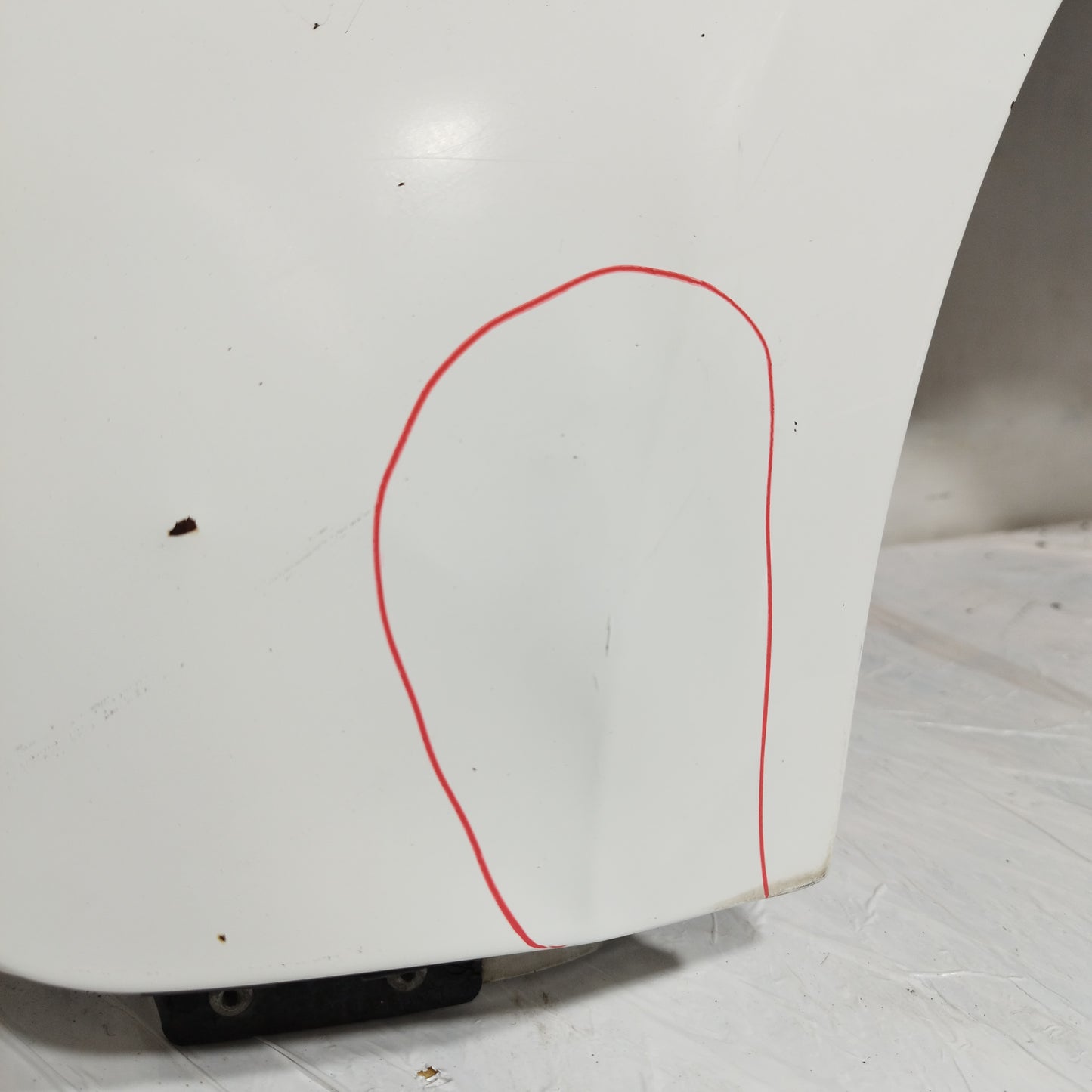 Parafango anteriore sx bianco Fiat Fiorino III (225) 2008-2017 ecoAC16292
