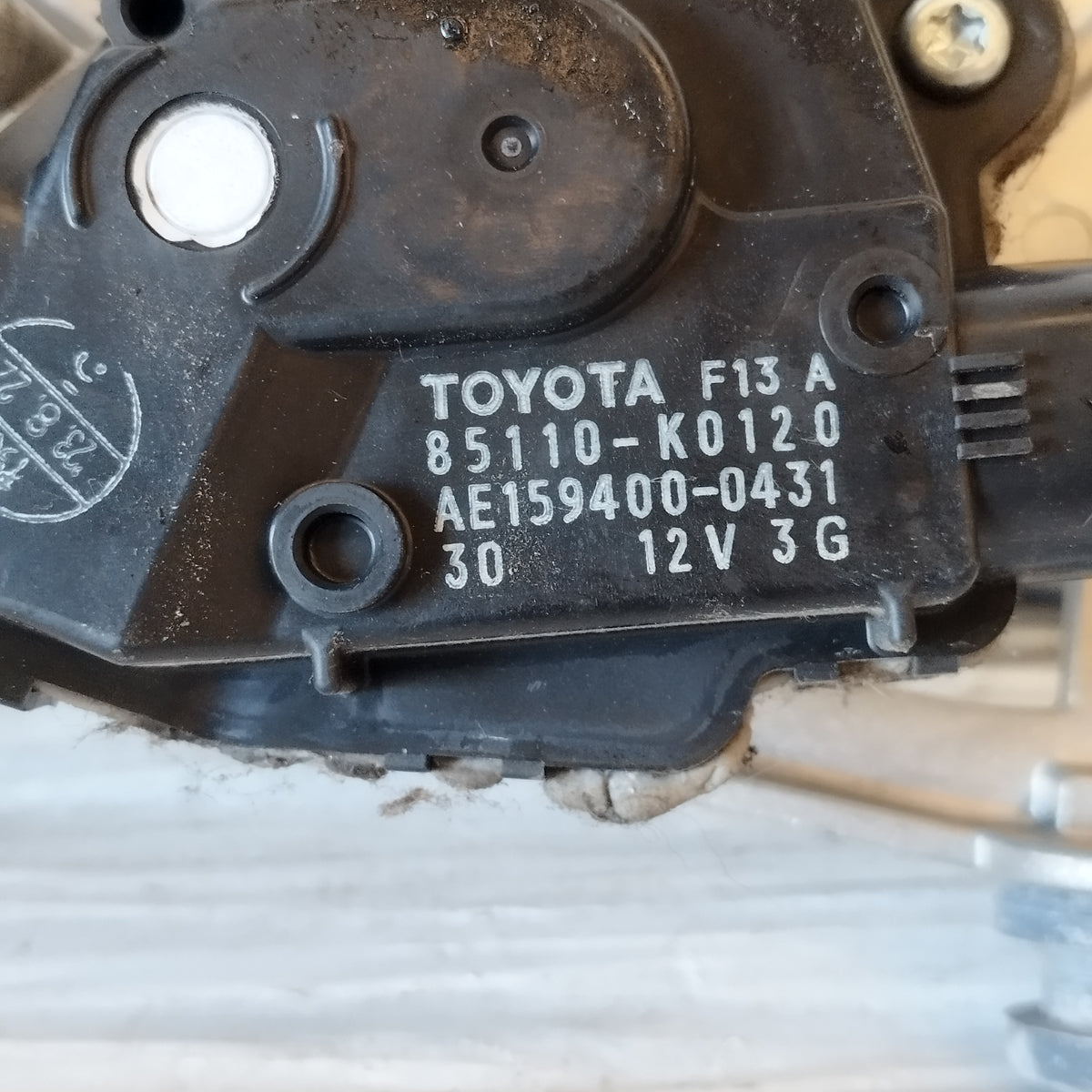 Motorino tergicristallo Toyota Aygo X (AB70) 2022-2025 cod: 85110-K0120 ecoAC17510