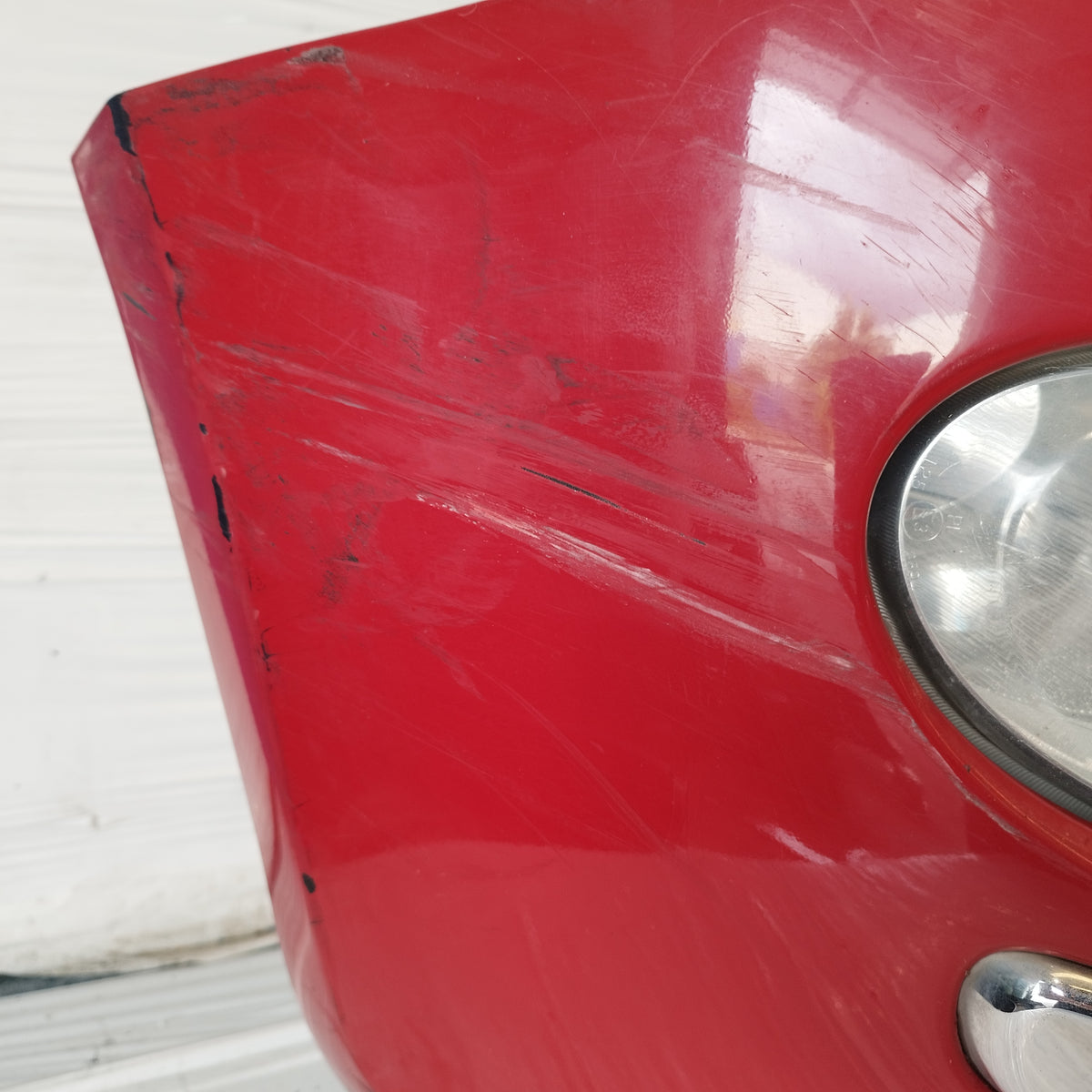 Paraurti anteriore rosso Fiat 500 (312) 2007-2015 ecoAC17634