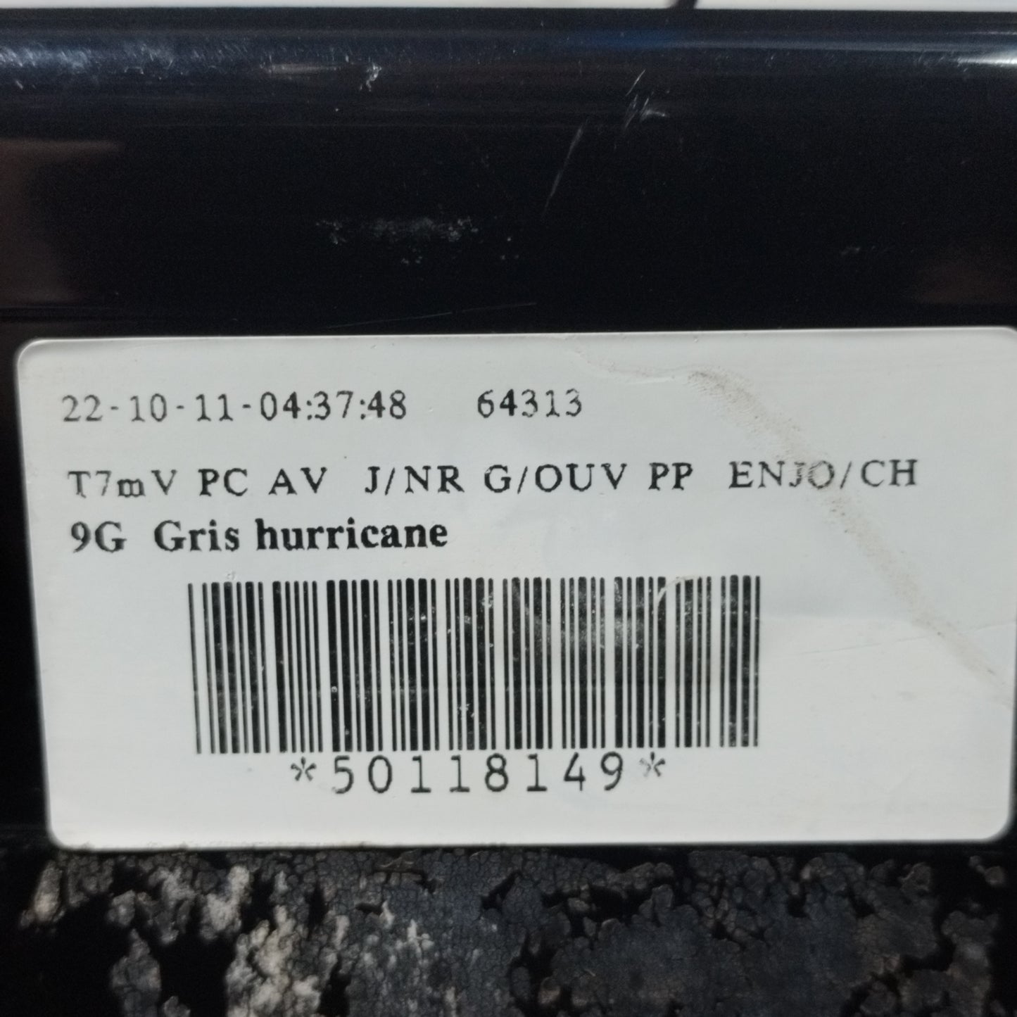 Paraurti anteriore grigio Hurricane Peugeot 308 2012 ecoAC10229