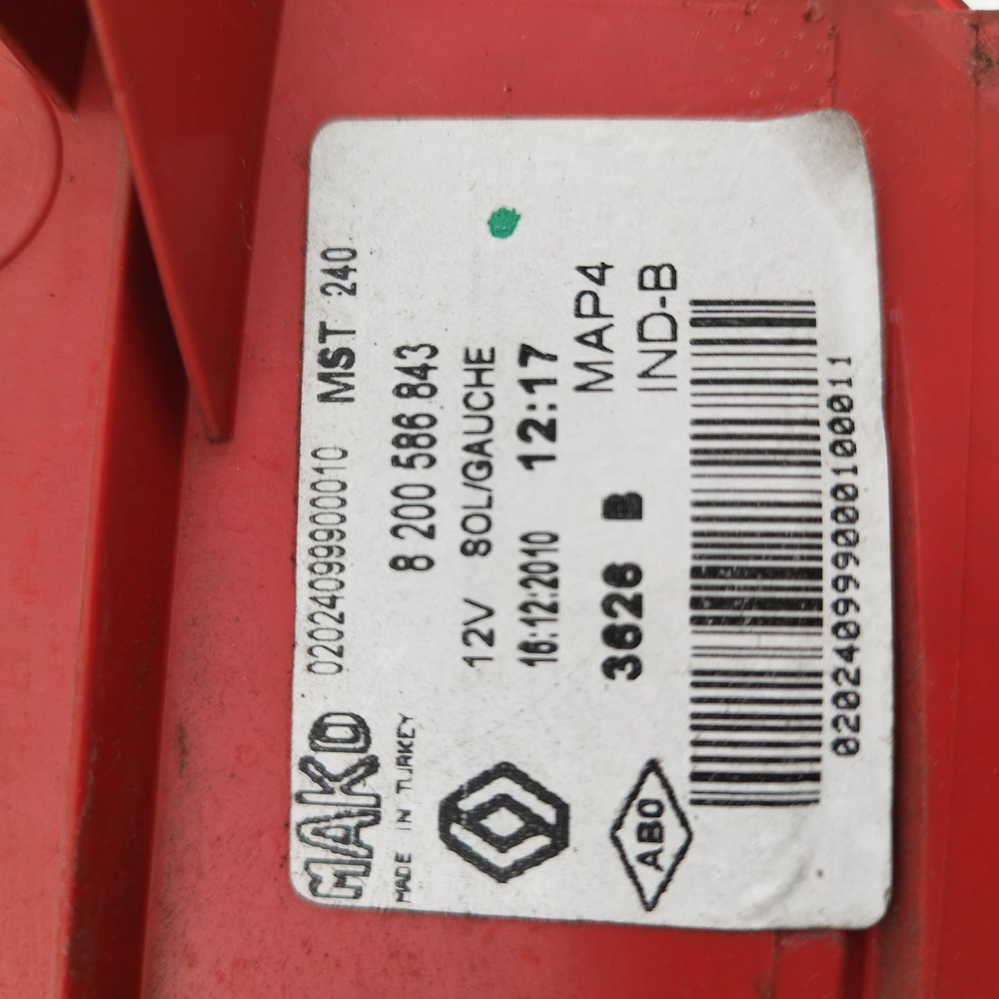 Fanale posteriore sx Renault Clio 2010 SW cod: 8200586843 ecoDM085