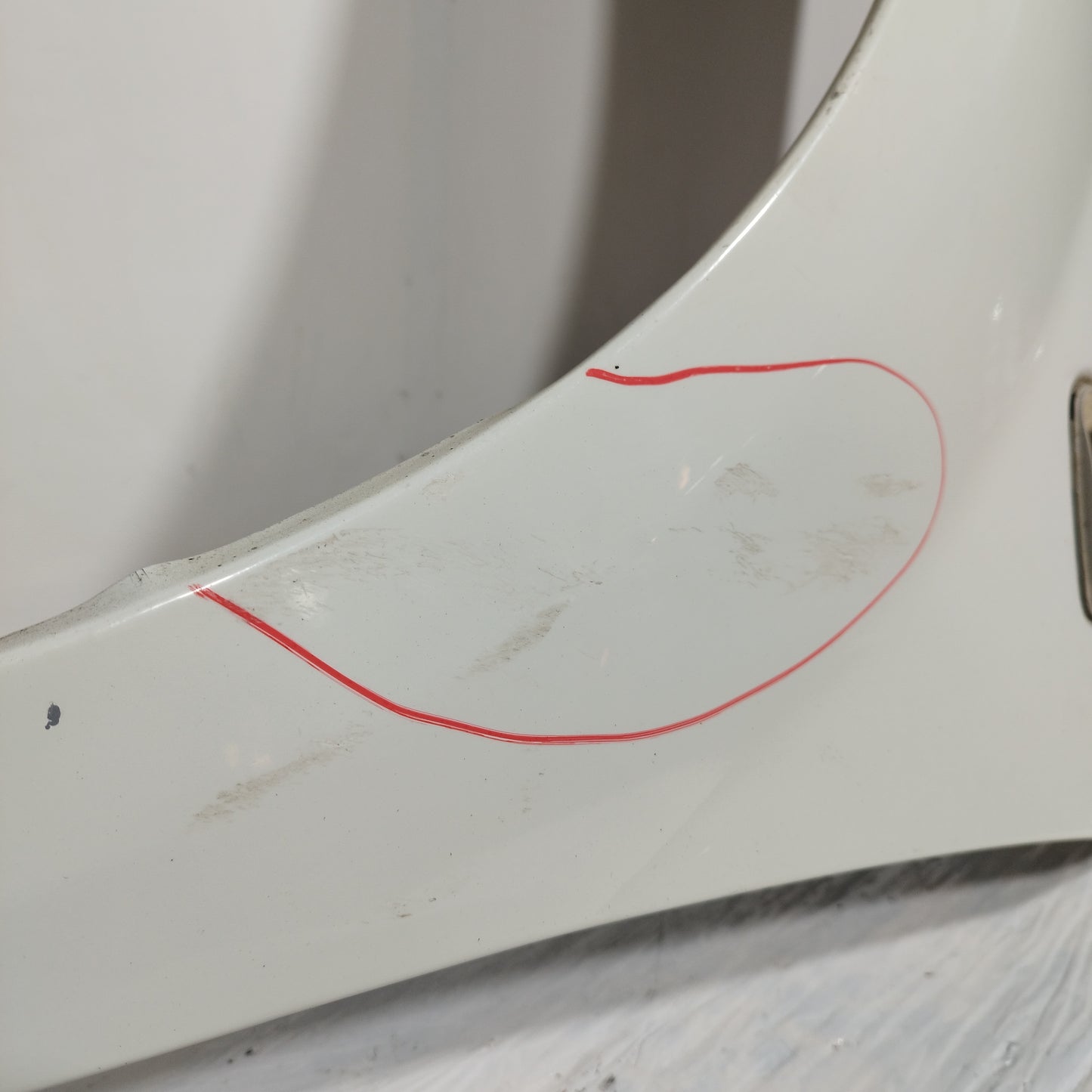 Kotflügel vorne links Weiß Fiat Punto Evo 2012 ecoAC11678