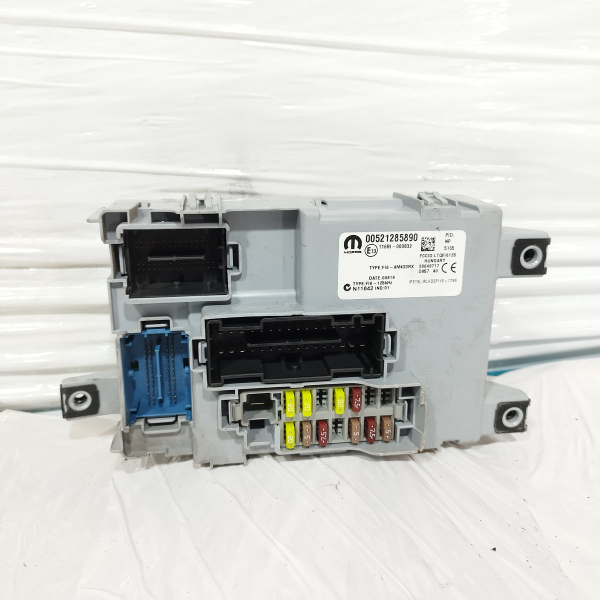 Body computer / BCM Fiat New Panda Cross 2016-2022 cod: 00521285890 ecoAC17160