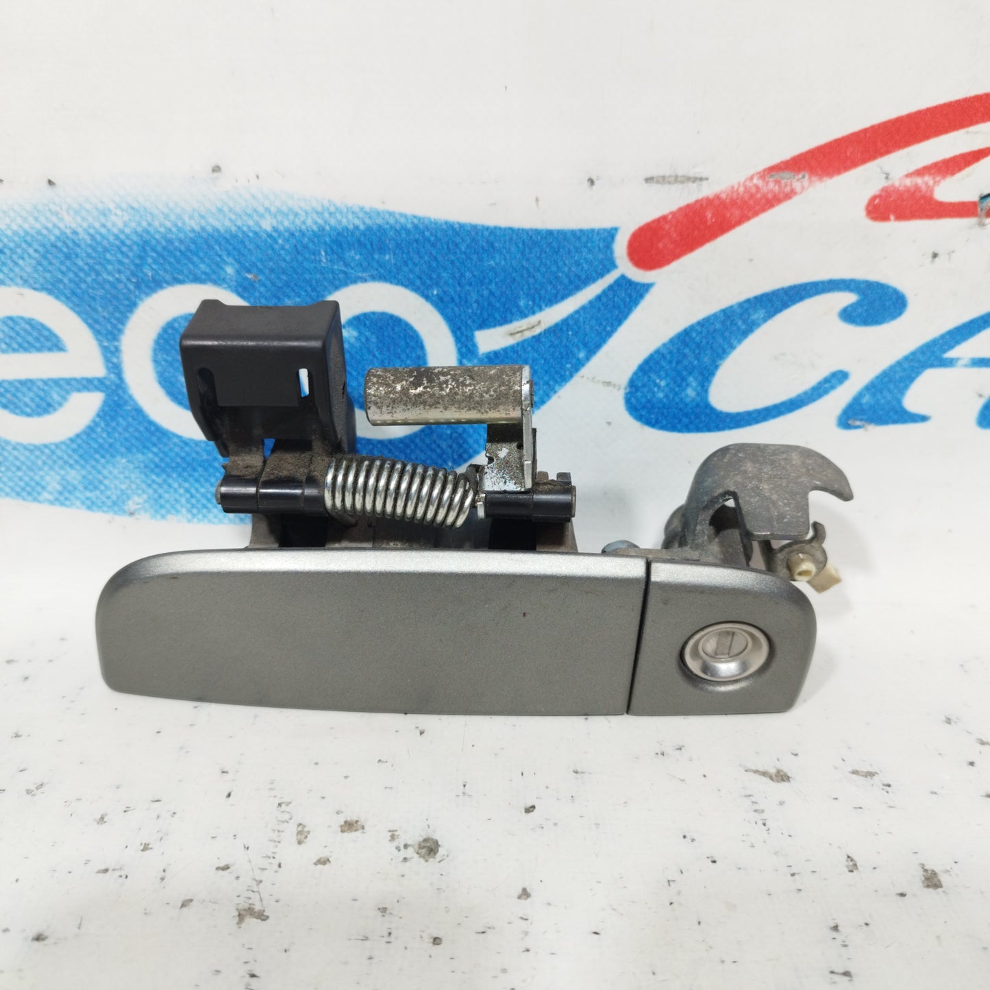 Front left external handle satin grey Kia Soul 2008 ecoAC9385