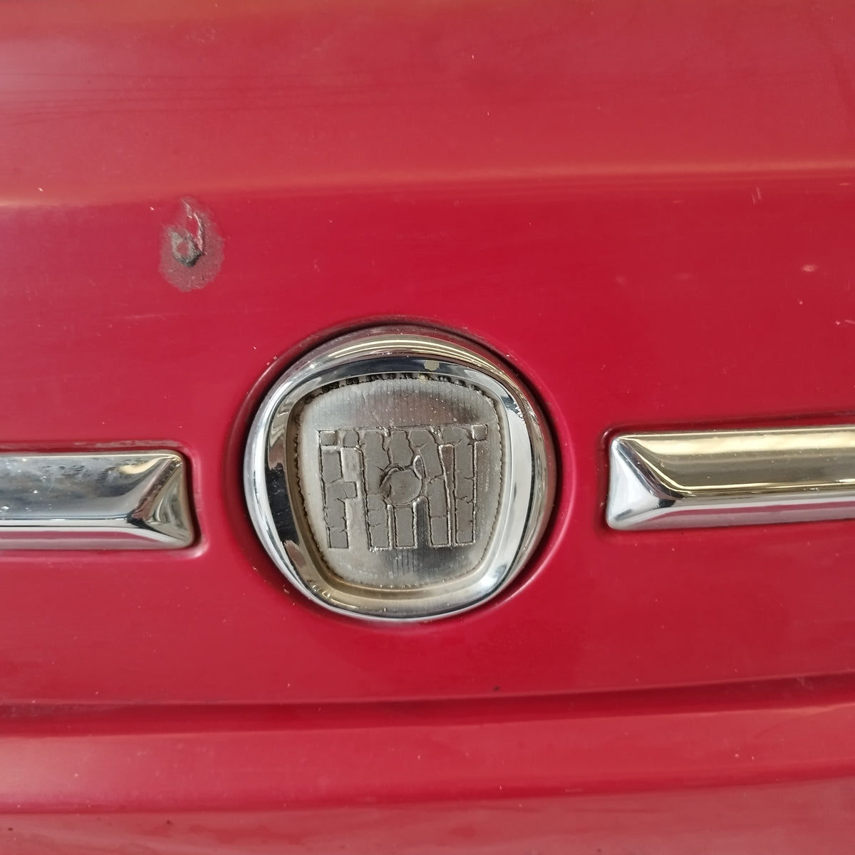 Paraurti anteriore rosso Fiat 500 (312) 2007-2015 ecoAC17639