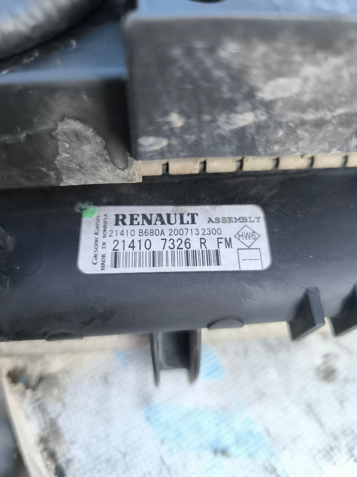 Kühlersatz Dacia Sandero 1.2 B 2012 Code: 214107326r ecoAG5888