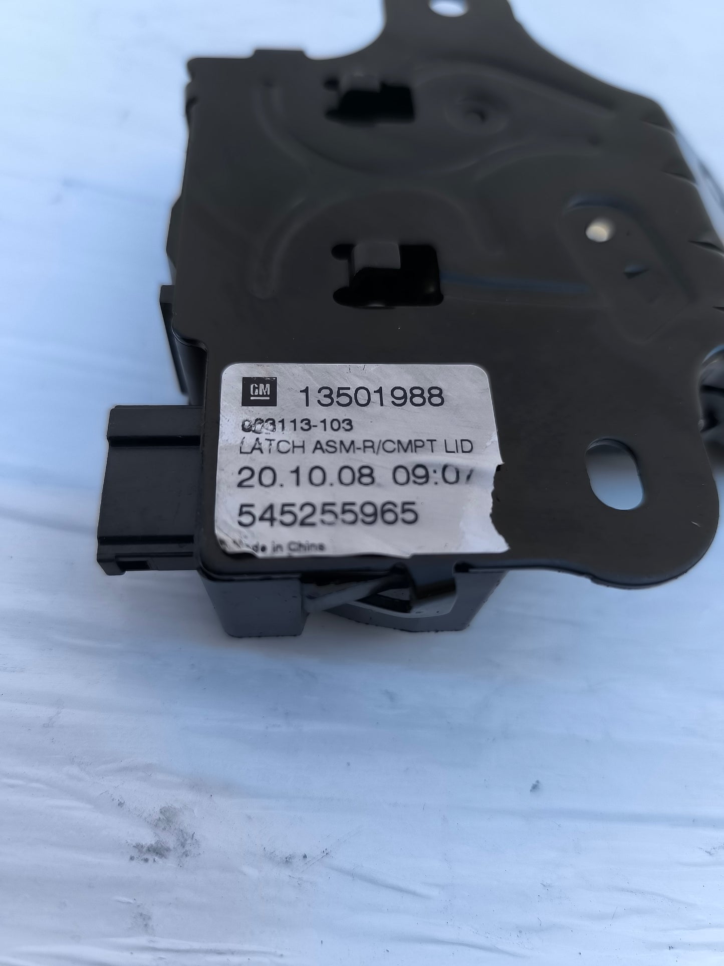 Serratura portellone Chevrolet Cruze anno 2012 cod: 13501988 ecoAG6995