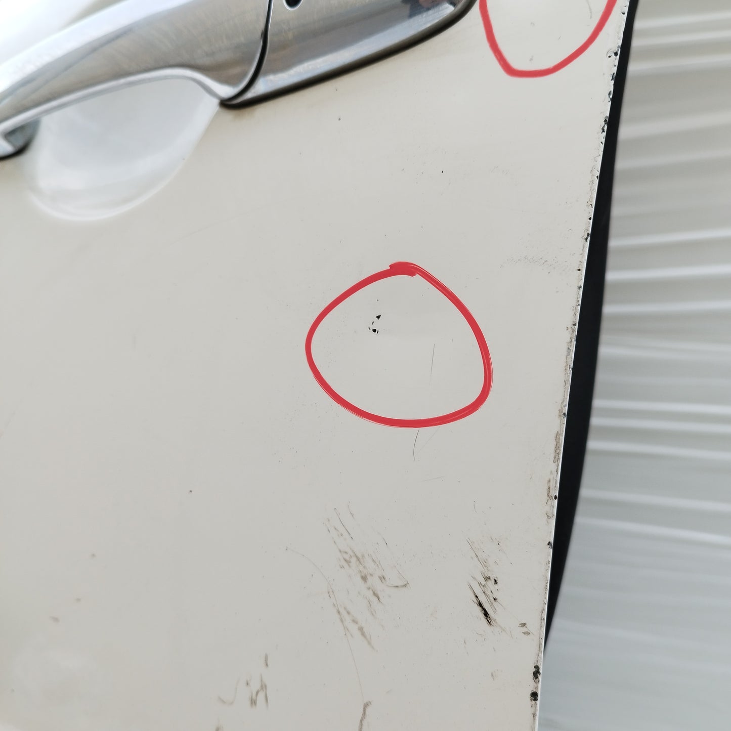 Sportello anteriore sx bianco Mazda CX-7 2009 ecoAC15677
