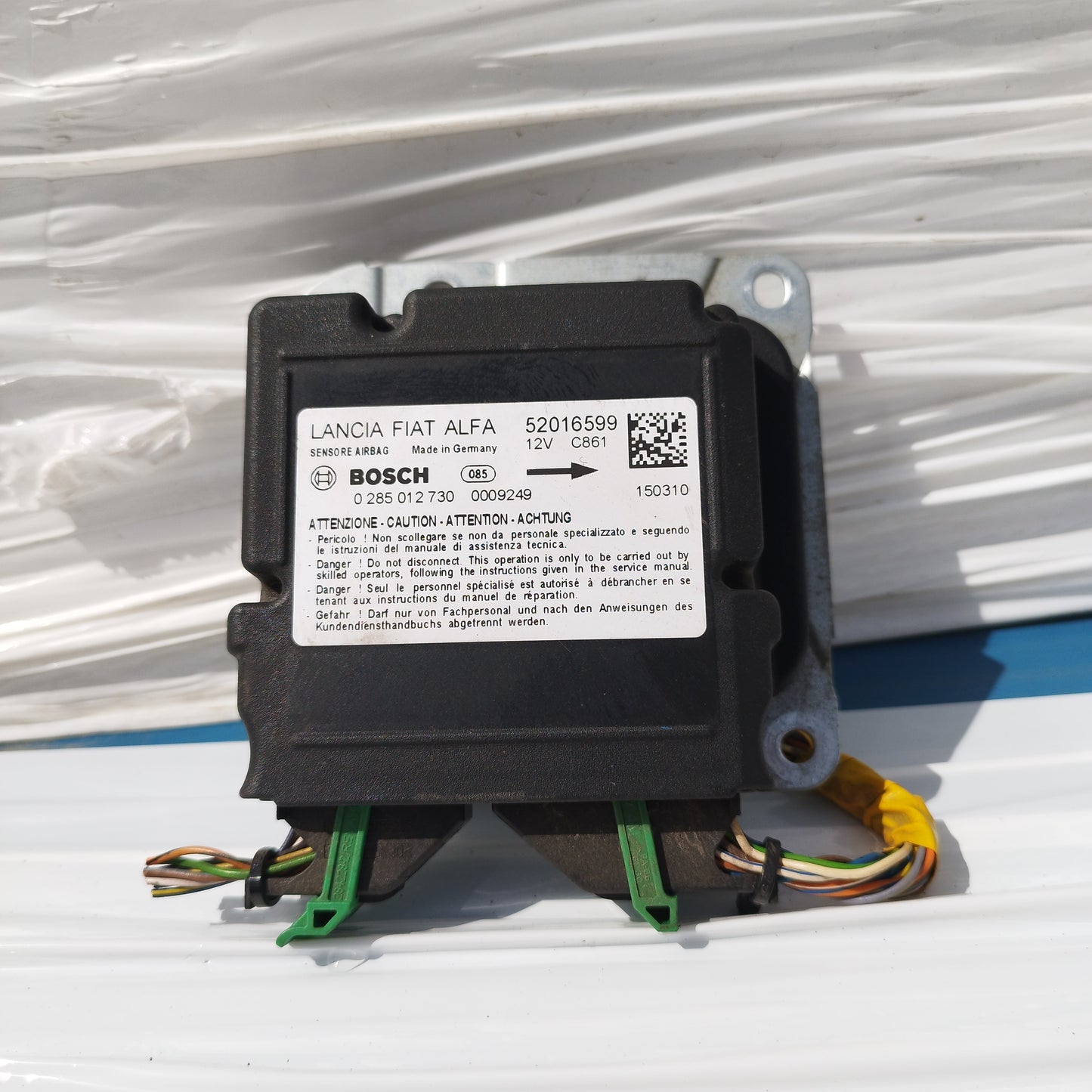 Kit airbag Lancia Ypsilon 2015 cod: 0285012730 ecoAC15696
