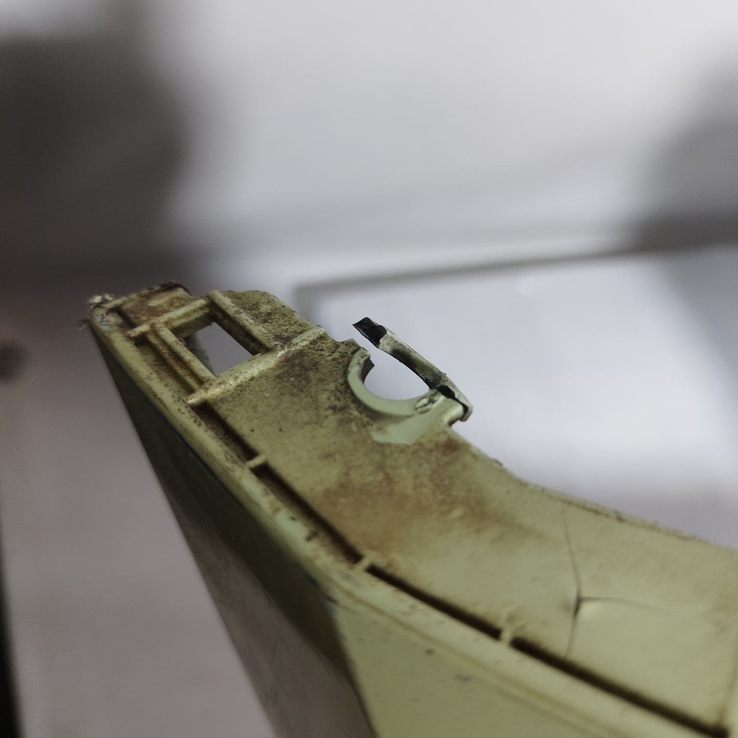 Hellgrüne Frontstoßstange Renault Twingo 2008 ecoAC13469