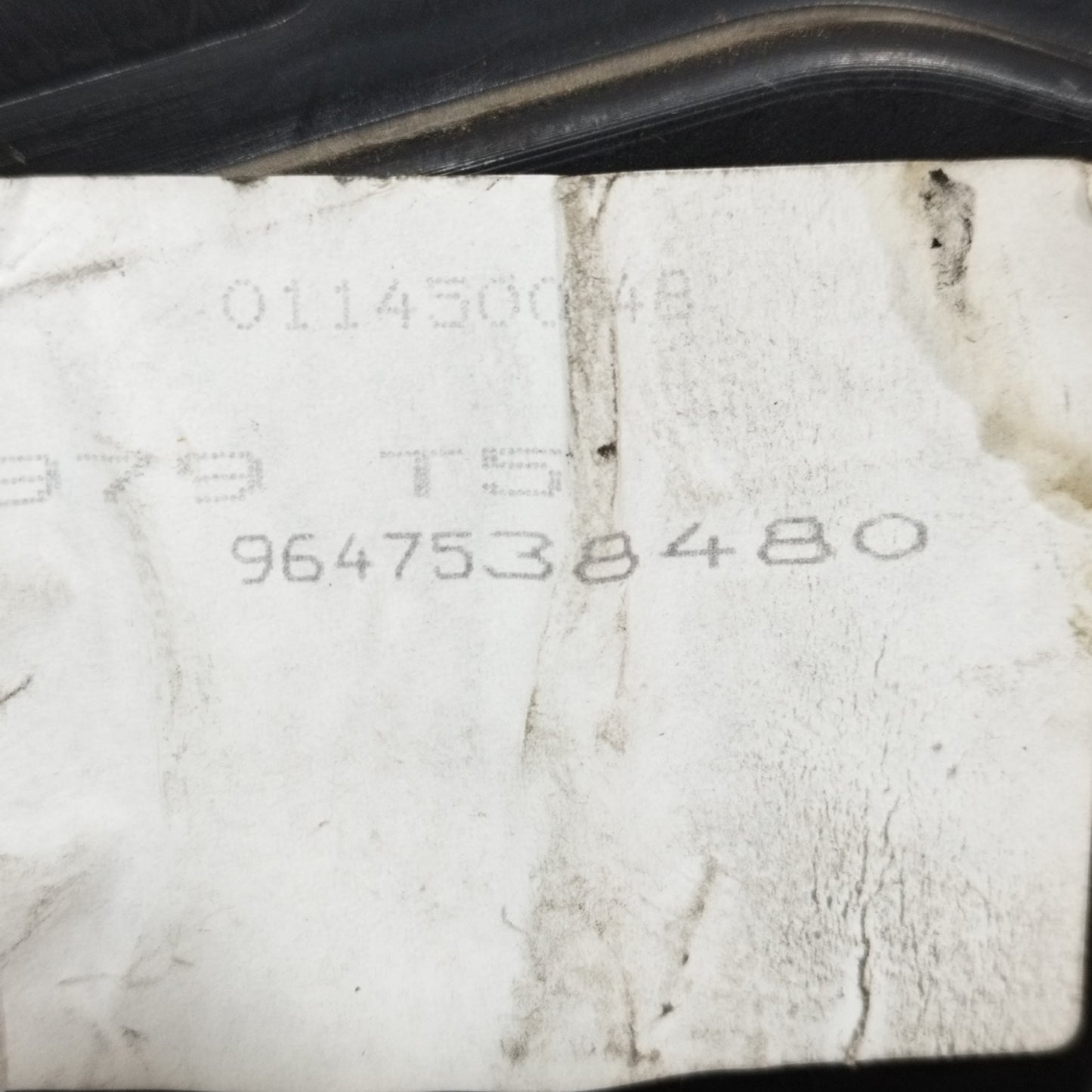 Peugeot 307 1.6 HDI 2005 Instrumententafelcode: 9647538480 ecoAC10273