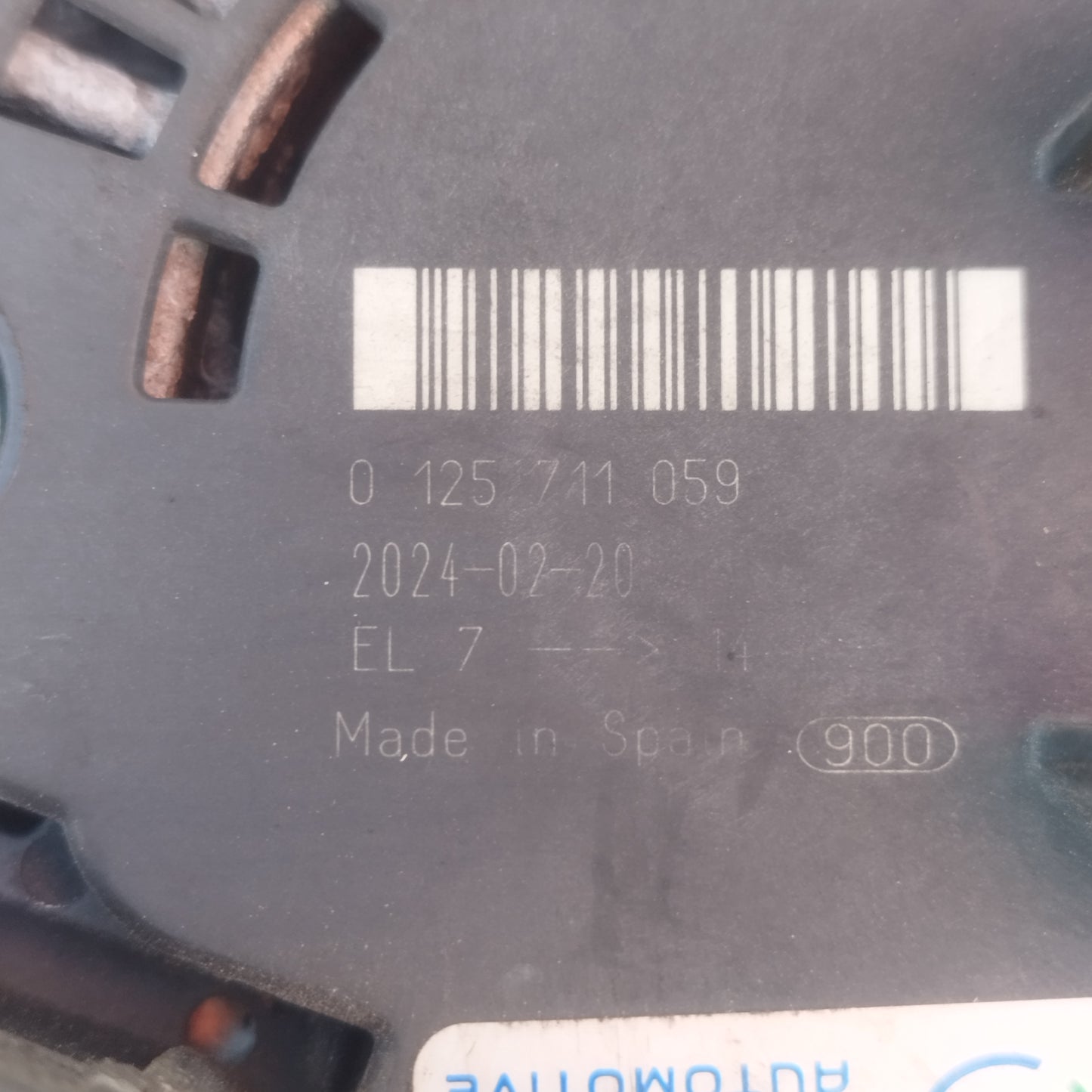 Alternatore Fiat Ducato 2.2 MTJ 2006 cod: 0125711059 ecoAC15982