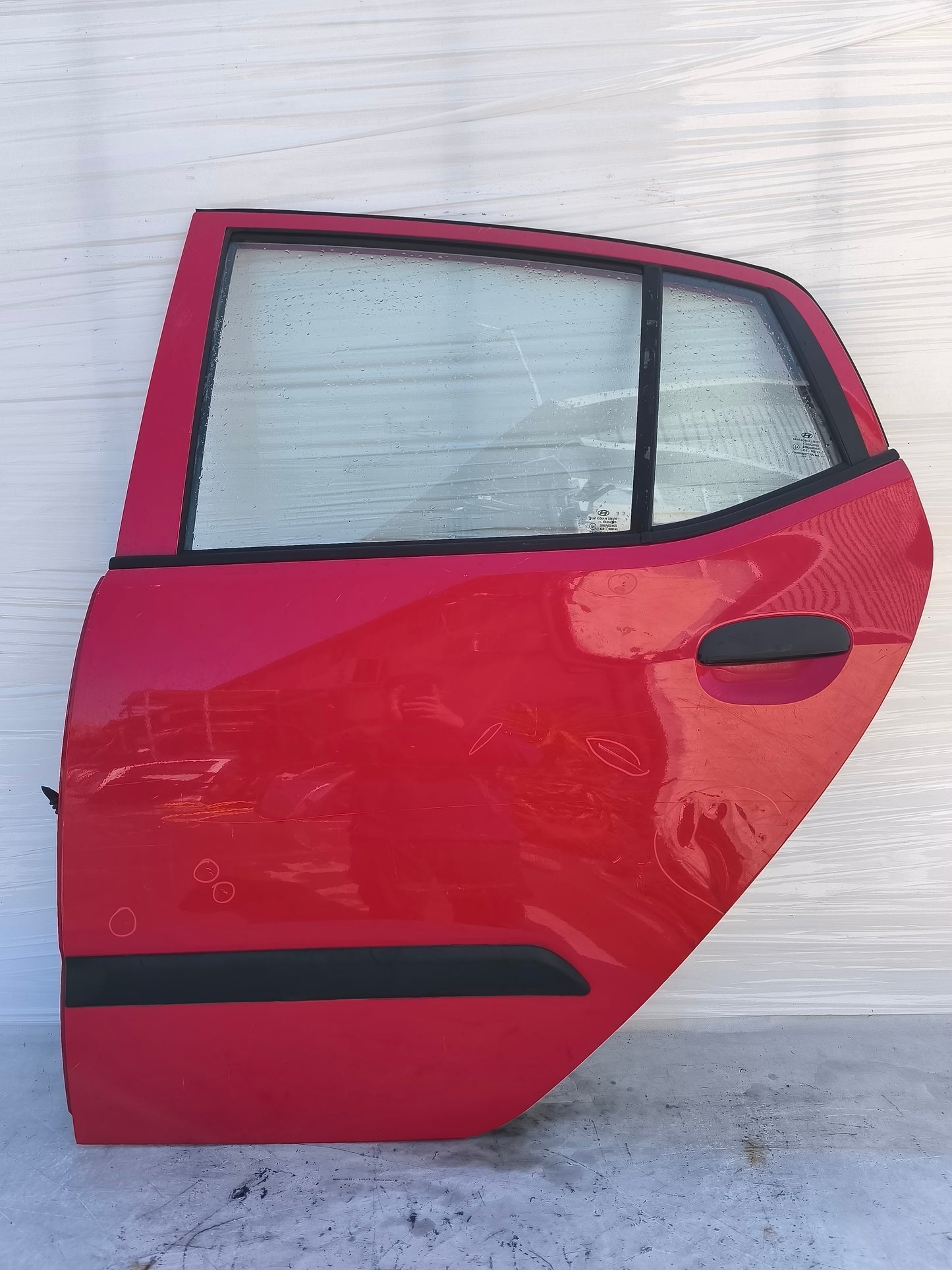 Sportello posteriore sx rosso Hyundai I10 anno 2005 ecoAG7959