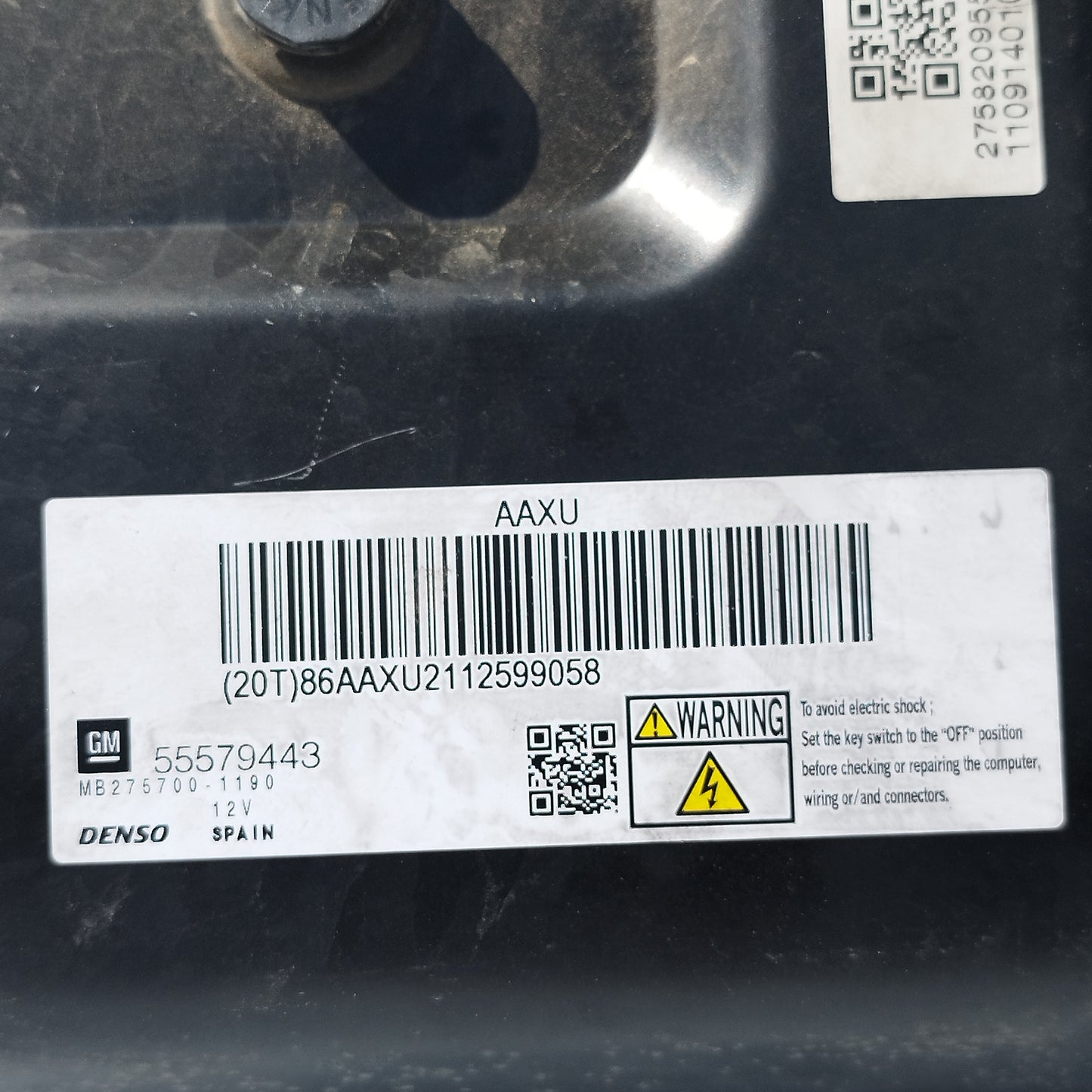 Kit accensione Opel Astra J 1.7 D 2011 SW cod: 55579443 ecoAC15648