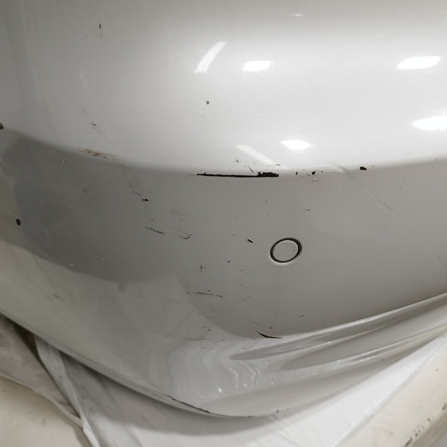 Paraurti posteriore bianco perlato BMW serie 3 Coupé 2008 ecoAC14201
