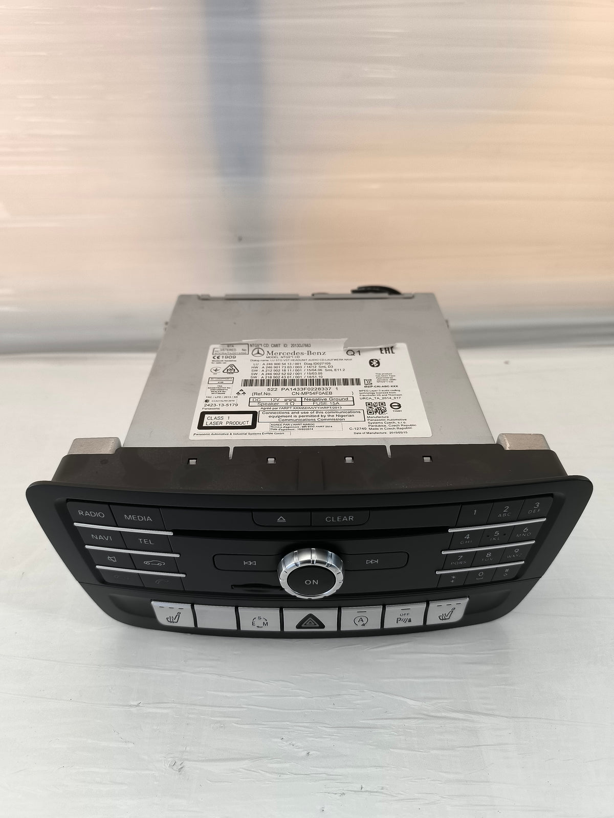Autoradio navigazione Mercedes Classe B W246 2014-2018 cod: A2469005413 ecoAG8614