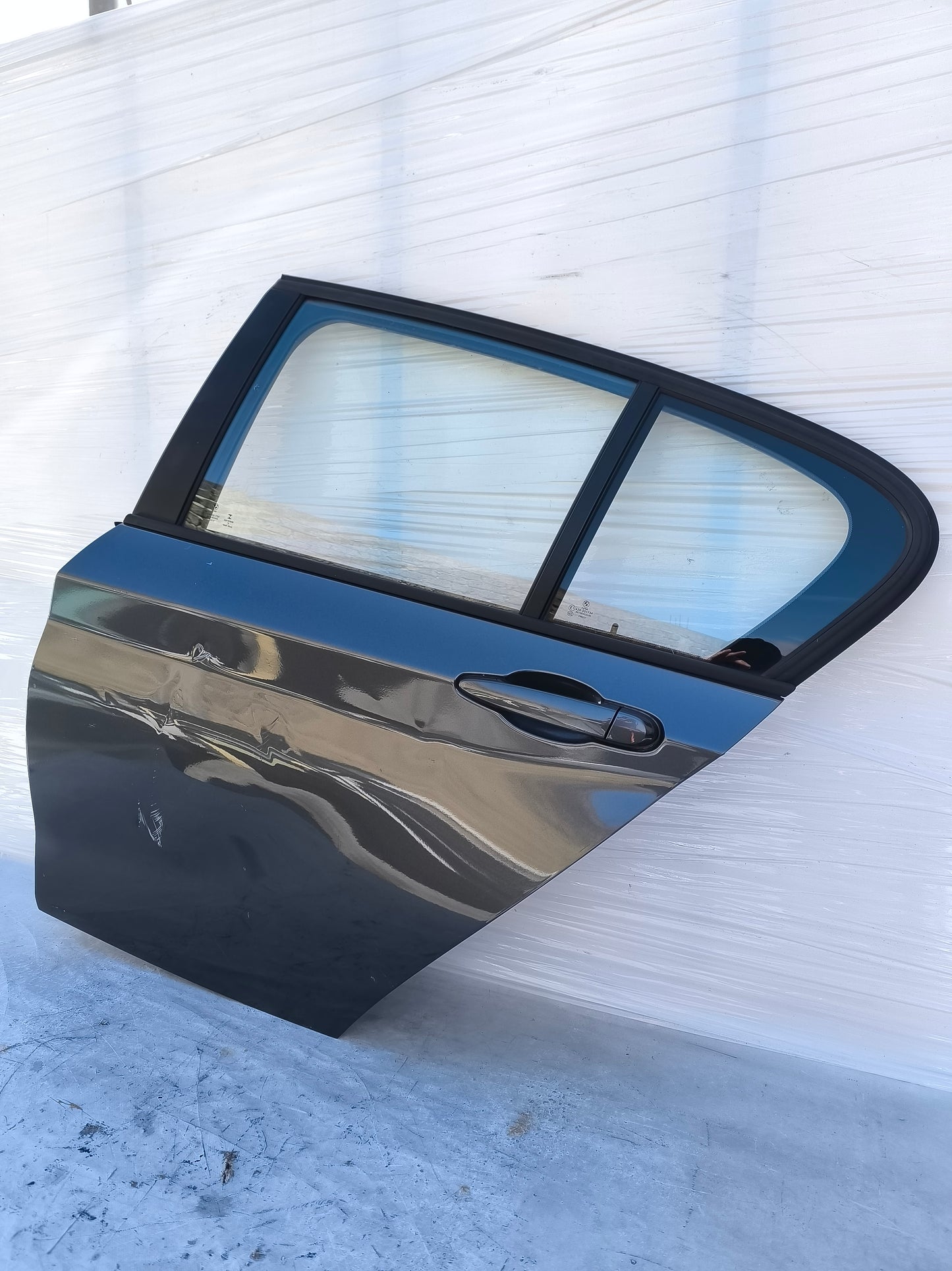 Sportello posteriore sx grigio canna di fucile Bmw Serie 1 (F20) anno 2014 ecoAG8065