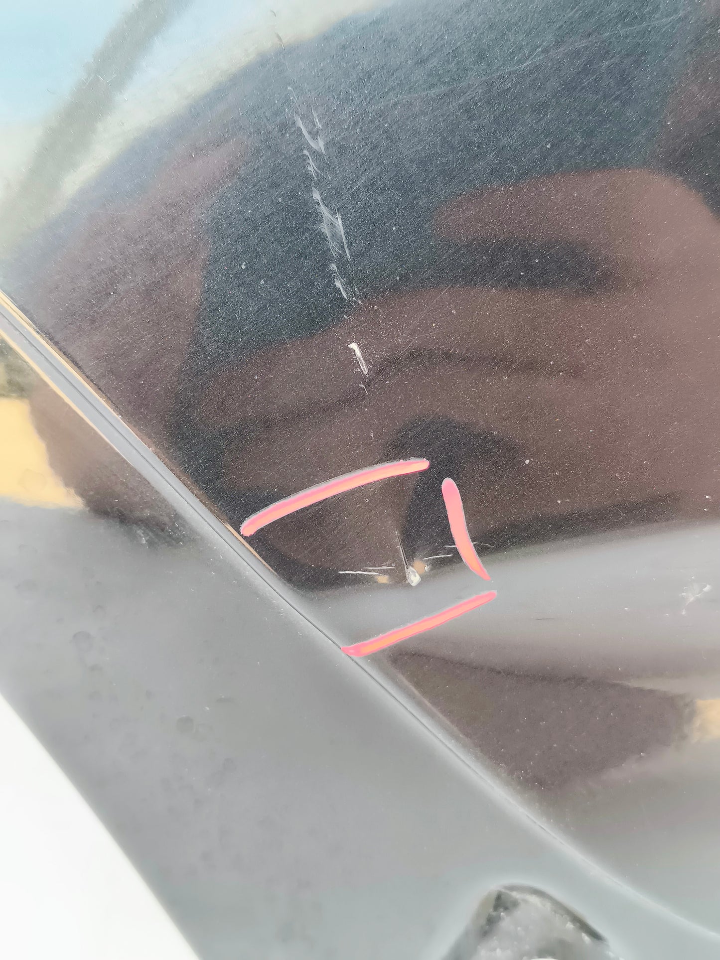 Vorderer linker Kotflügel blau BMW X3 2005 ecoAG6589