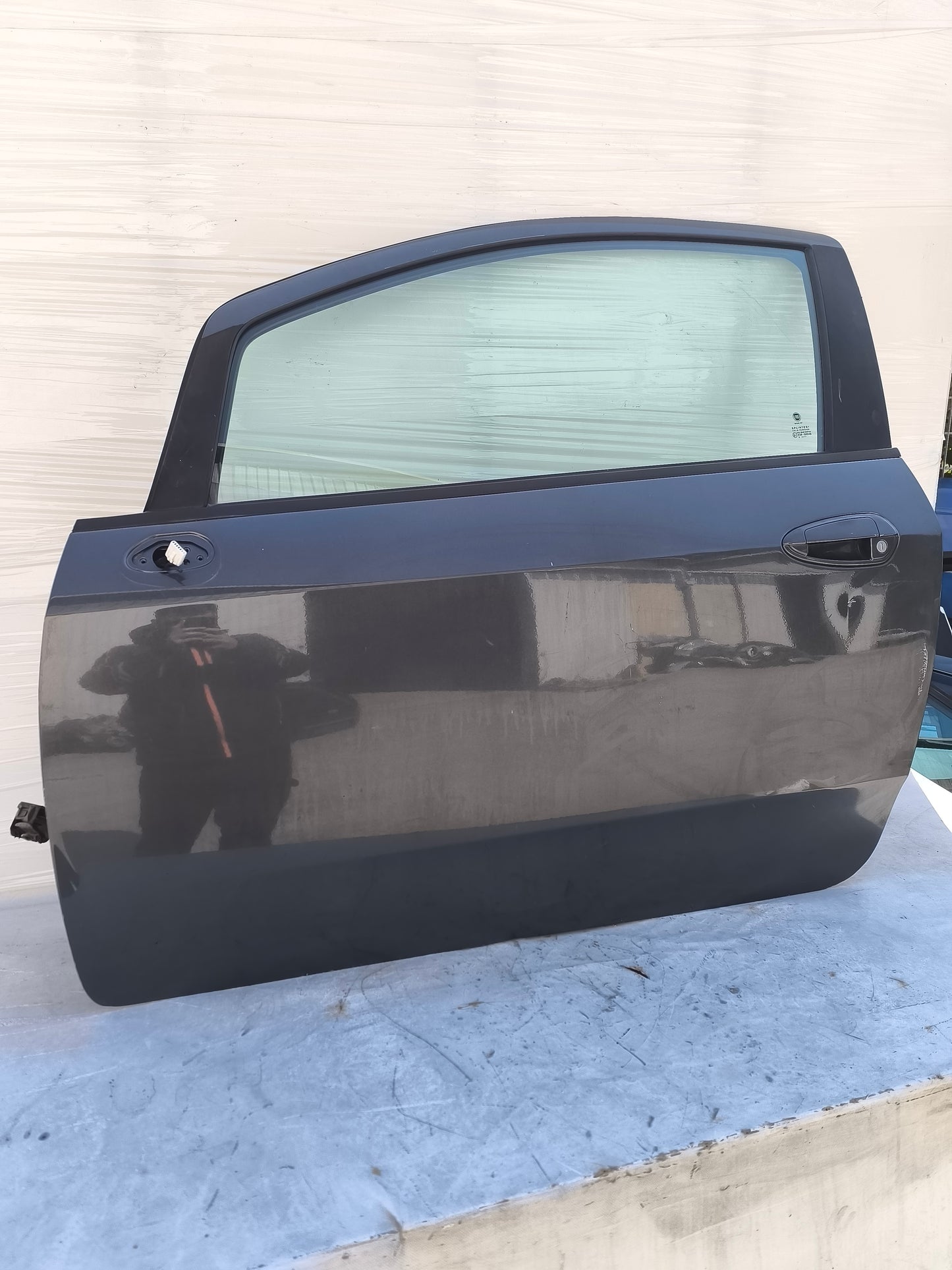 Sportello sx grigio canna di fucile Fiat Grande Punto 3 porte 2005-2018 ecoAG8003
