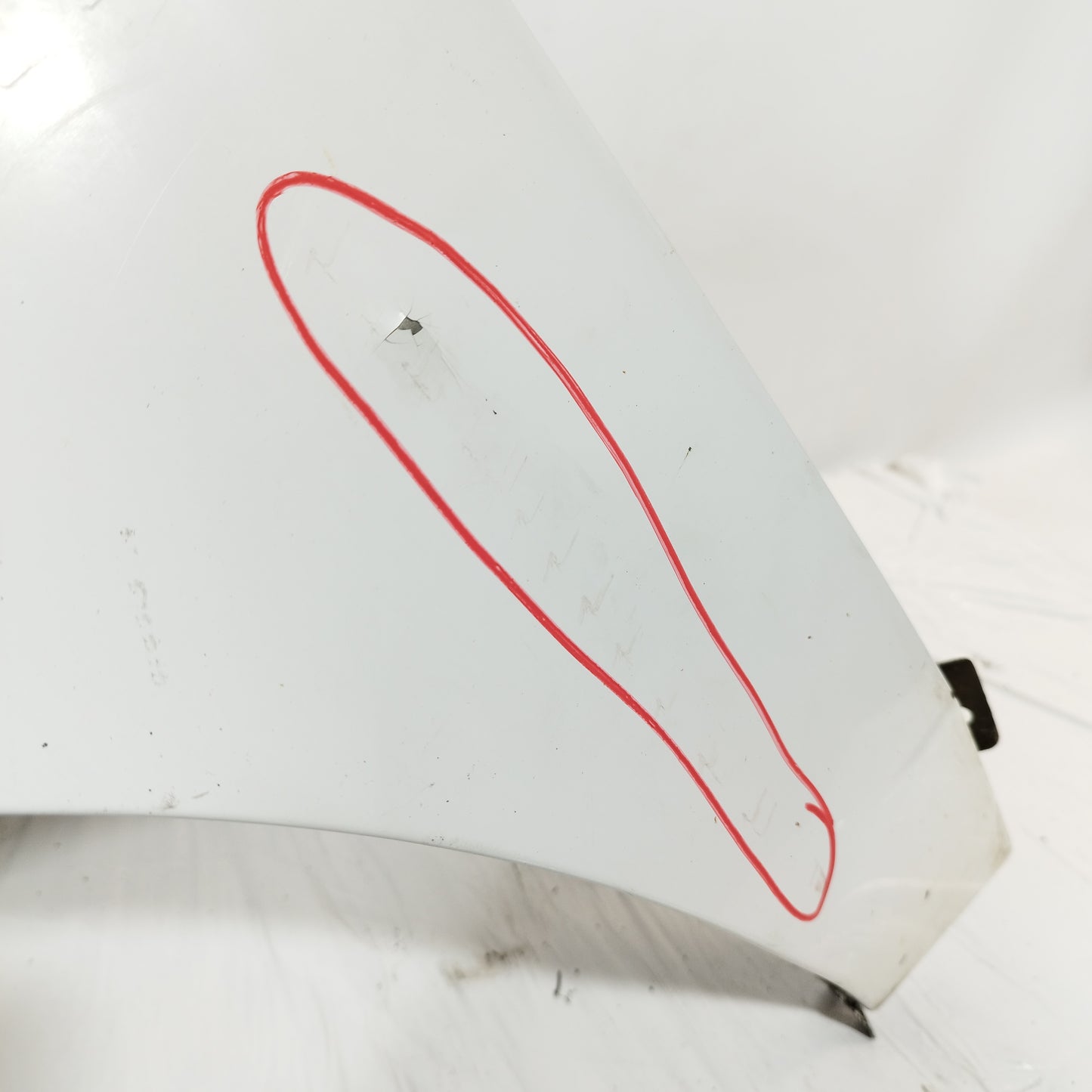 Parafango anteriore sx bianco FiatDoblo 2006 ecoAC11821