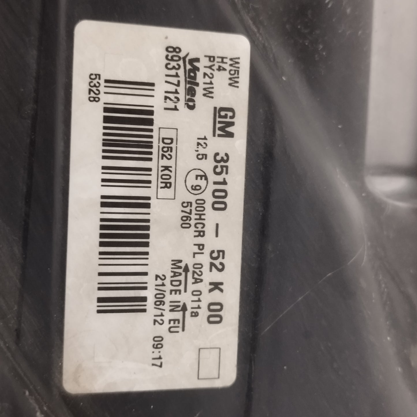 Fanale anteriore dx Opel Agila B 2008-2014 cod: 35100-52K00 ecoAC16422