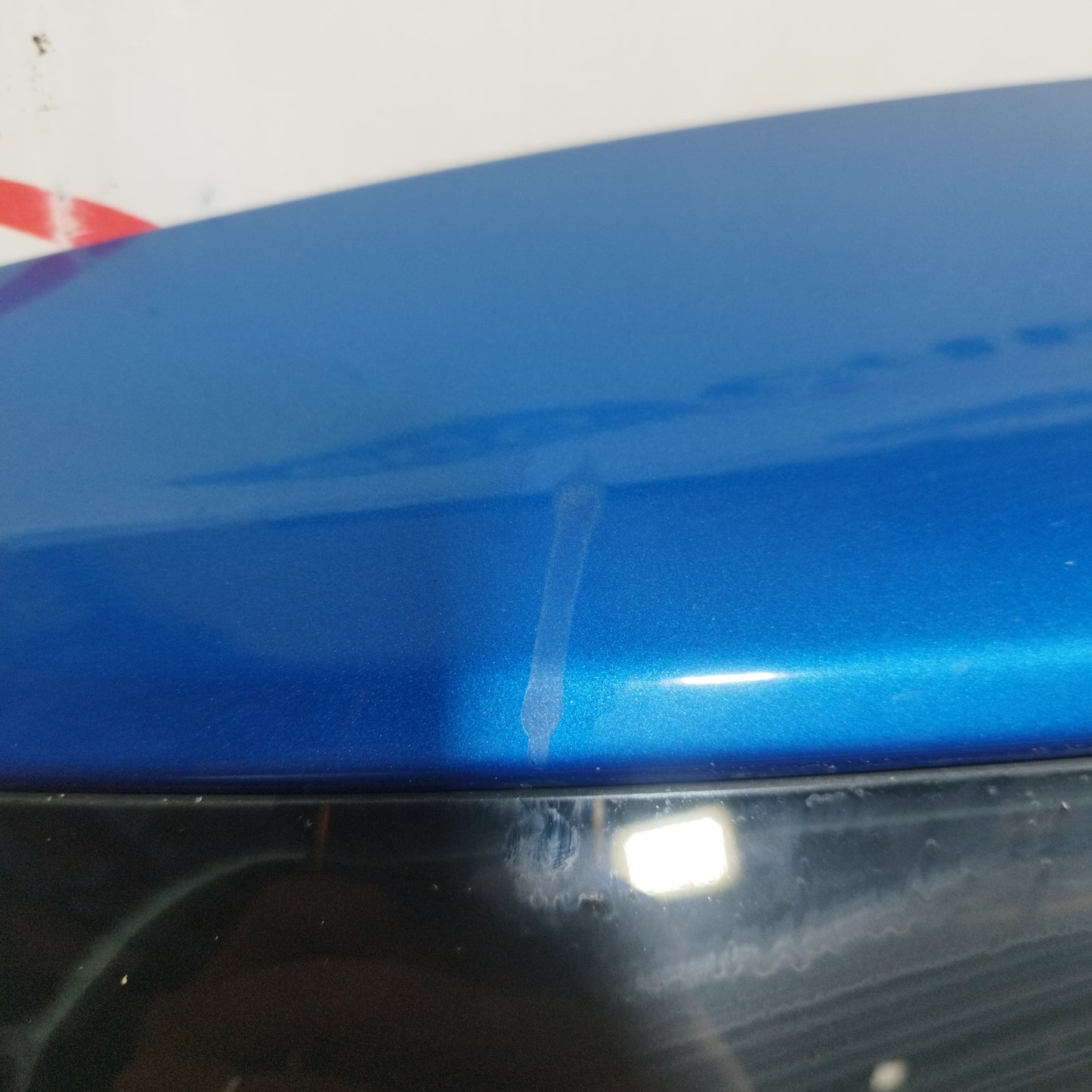 Hyundai i10 2009 ecoAC9666 Elektrische blaue Heckklappe