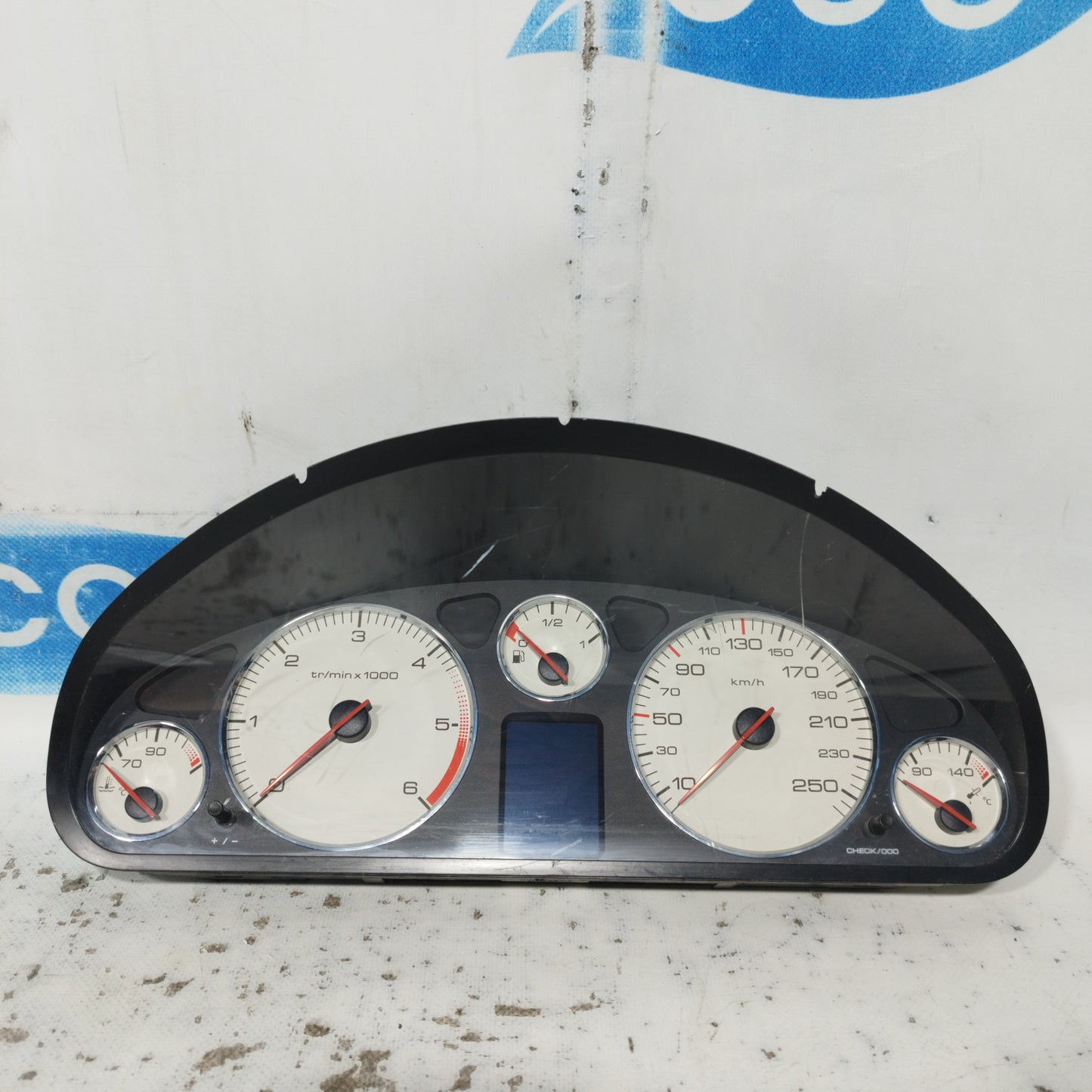 Peugeot 407 2.0 HDI 2004 Instrumententafelcode: 9658138580 ecoAC10417