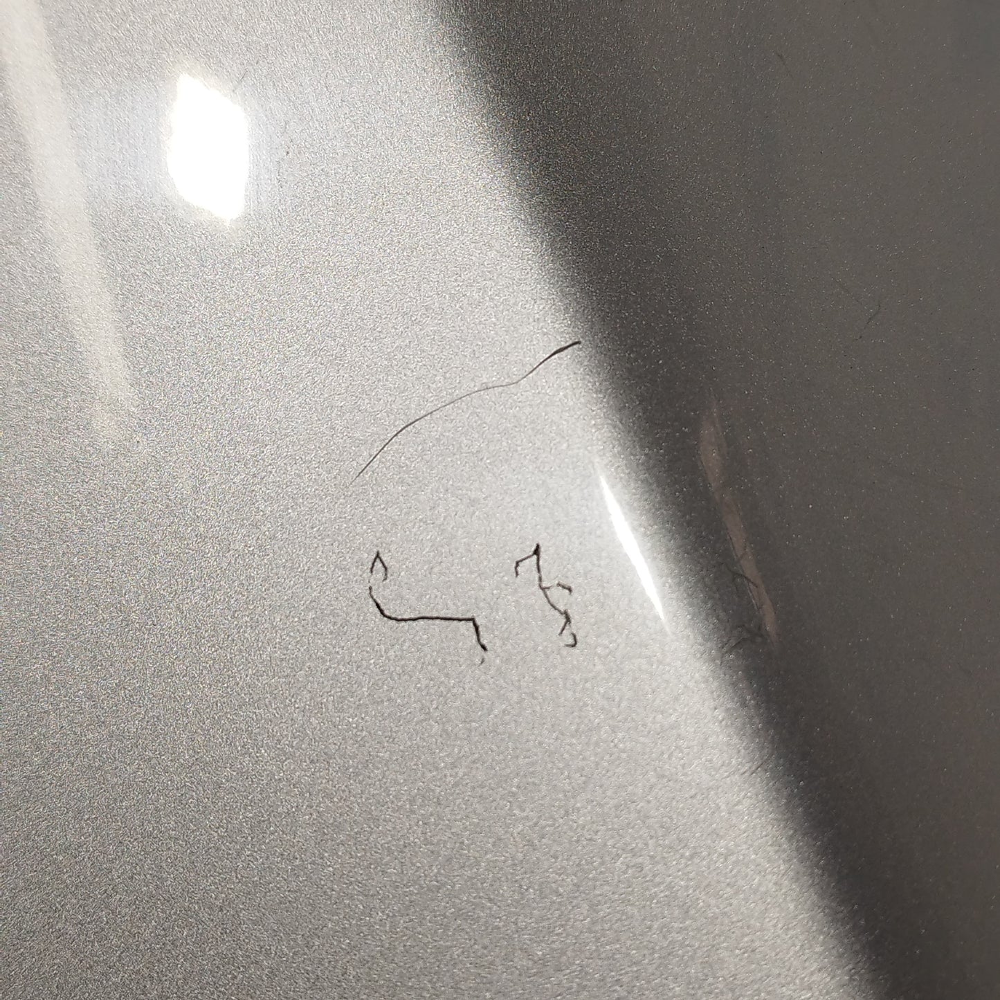 Parafango anteriore dx grigio argento Toyota Yaris 2008 ecoAC10316