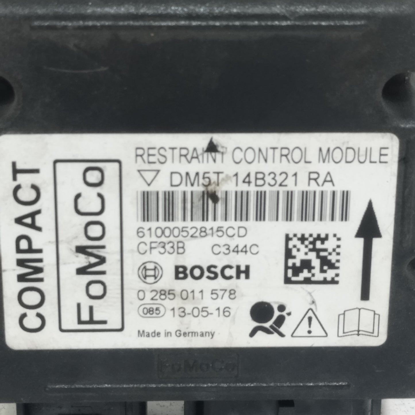 Kit airbag Ford C-Max 2012 cod: 0285011578 ecoAC15985