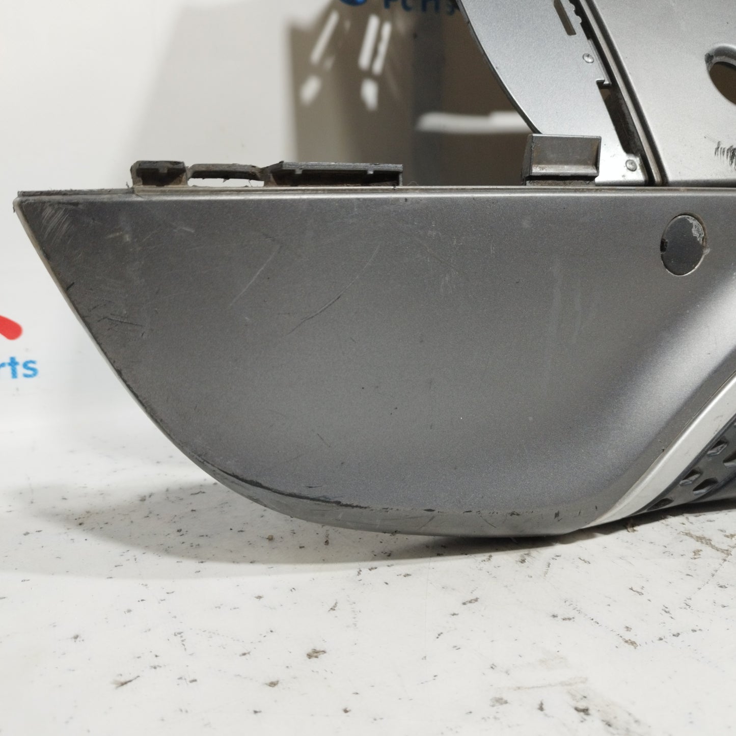 Smart Fortwo 451 Facelift 2010 ecoAC8706 Silbergraue Heckstoßstange