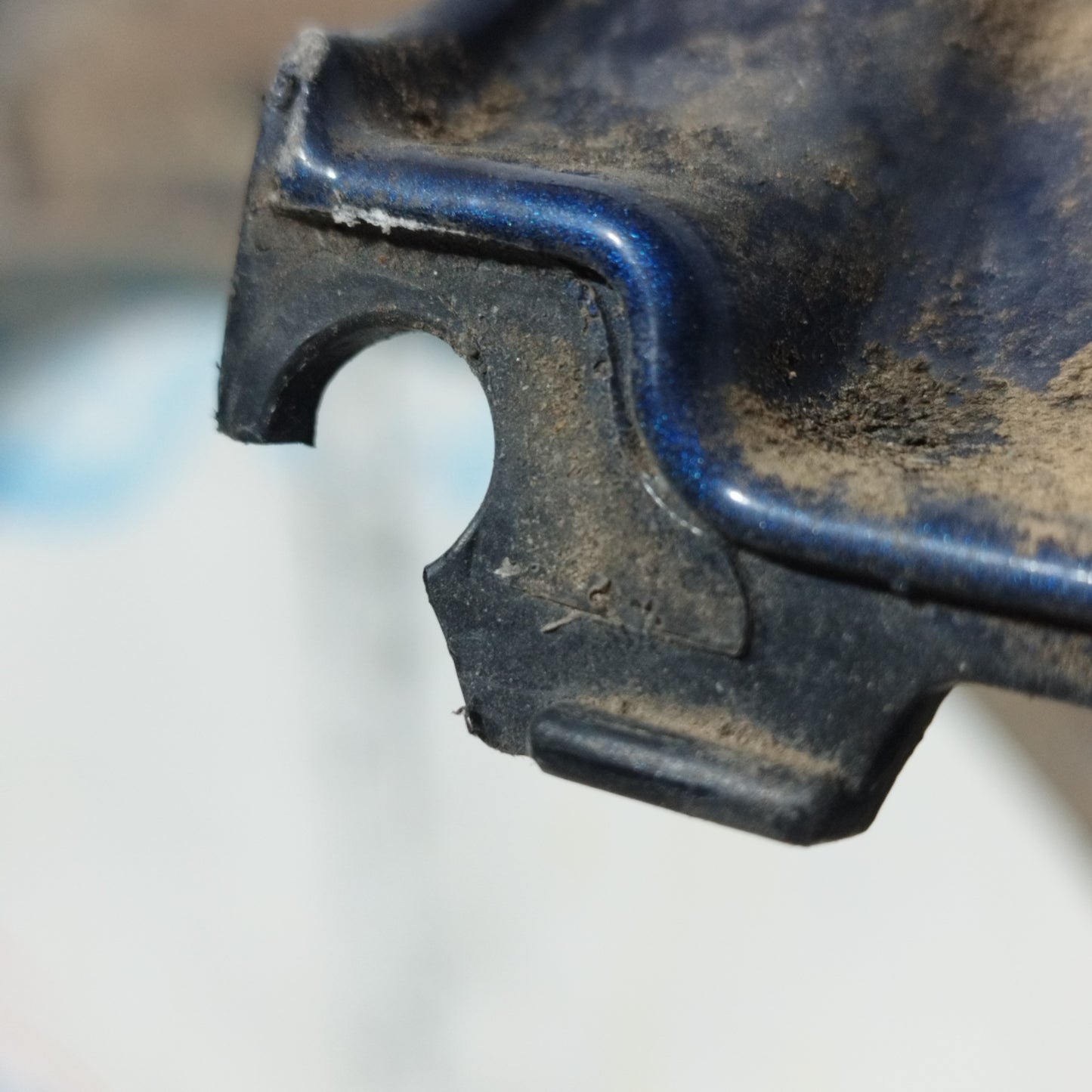 Rear mudguard right blue Smart ForFour 2005 ecoAC10392