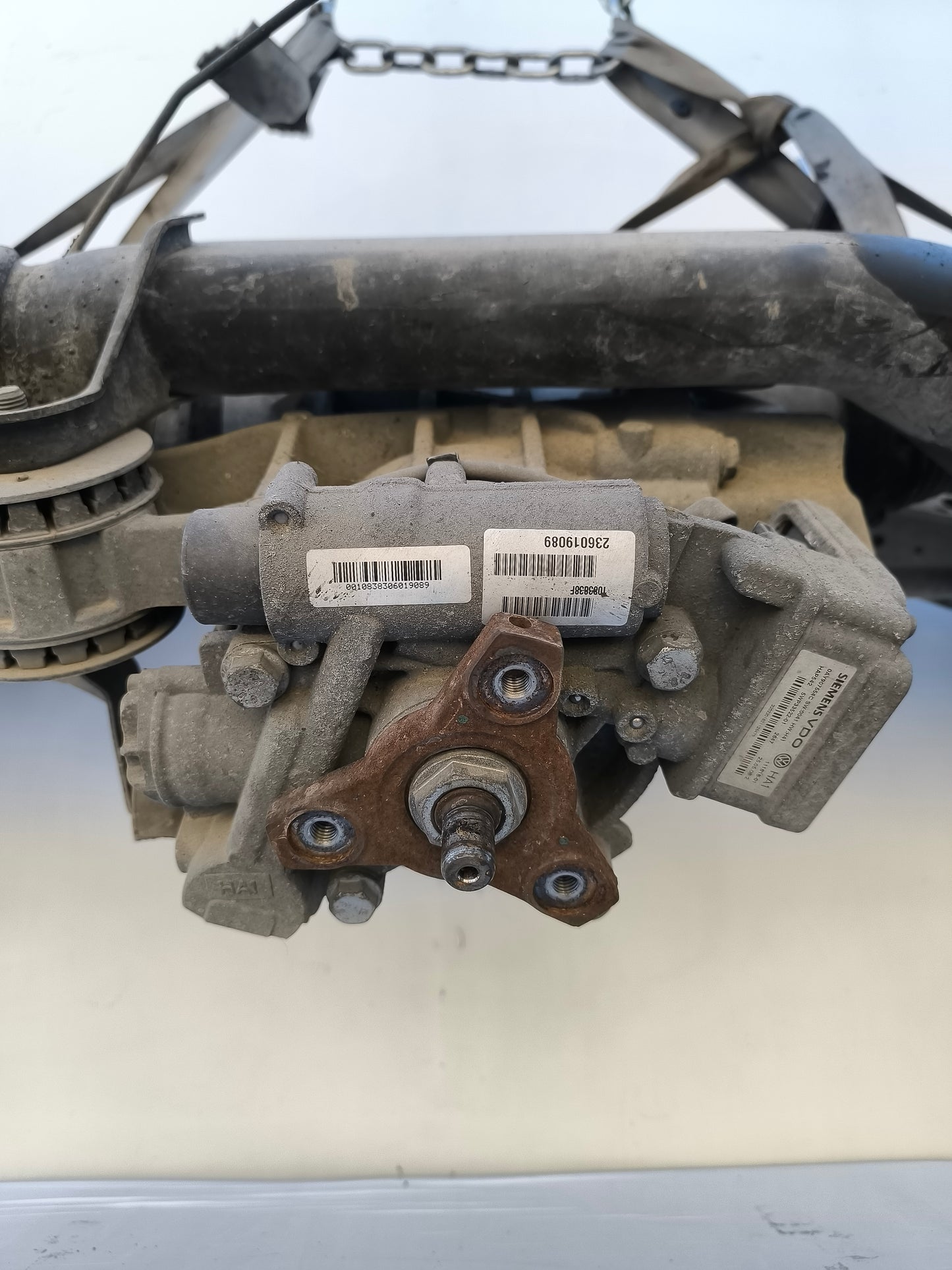 Hinterachse komplett mit Differential für Volkswagen Tiguan 2.0 TDI 4x4, Baujahr 2009, Code 2SB0525010 ecoAG7246