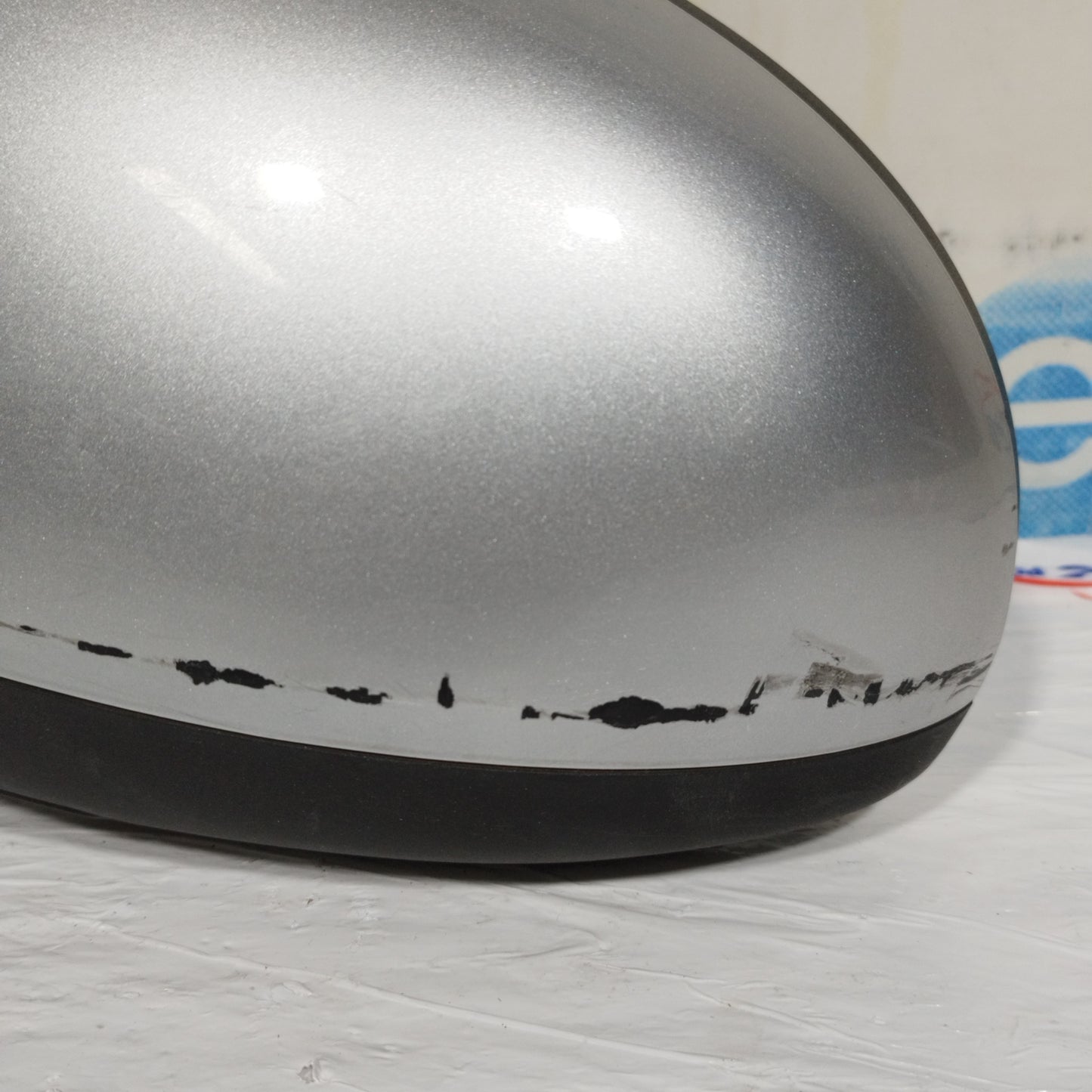 Specchietto manuale anteriore sx grigio argento Kia Picanto 2010 ecoAC11232