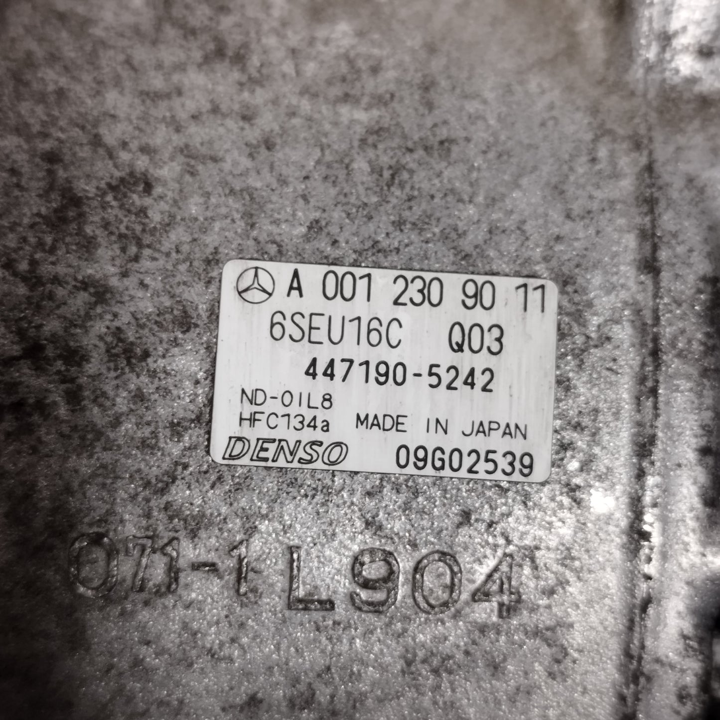 Compressore a / c Mercedes Classe A W169 1.5 B 2004-2012 cod: A0012309011 ecoAC16199